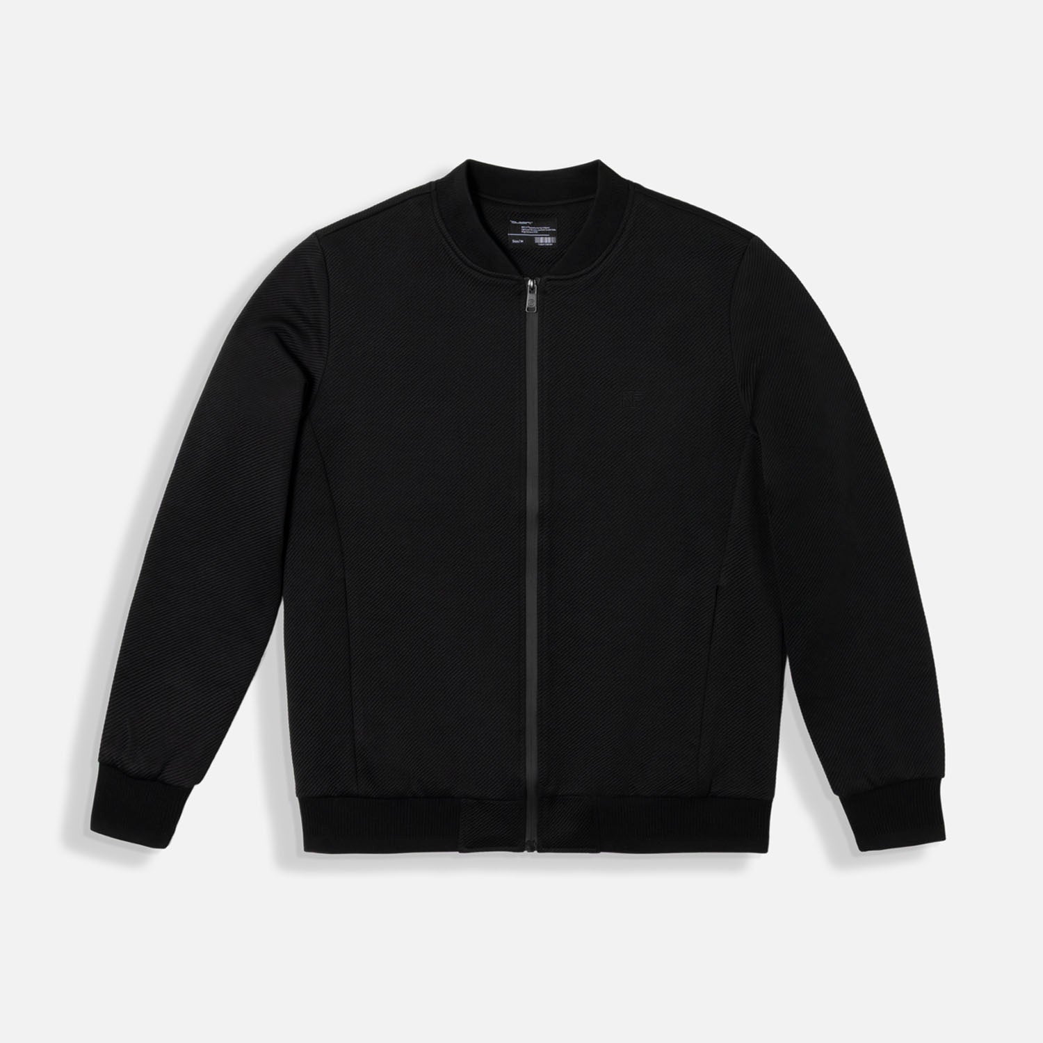 CHAMARRA BOMBER COLOR NEGRO