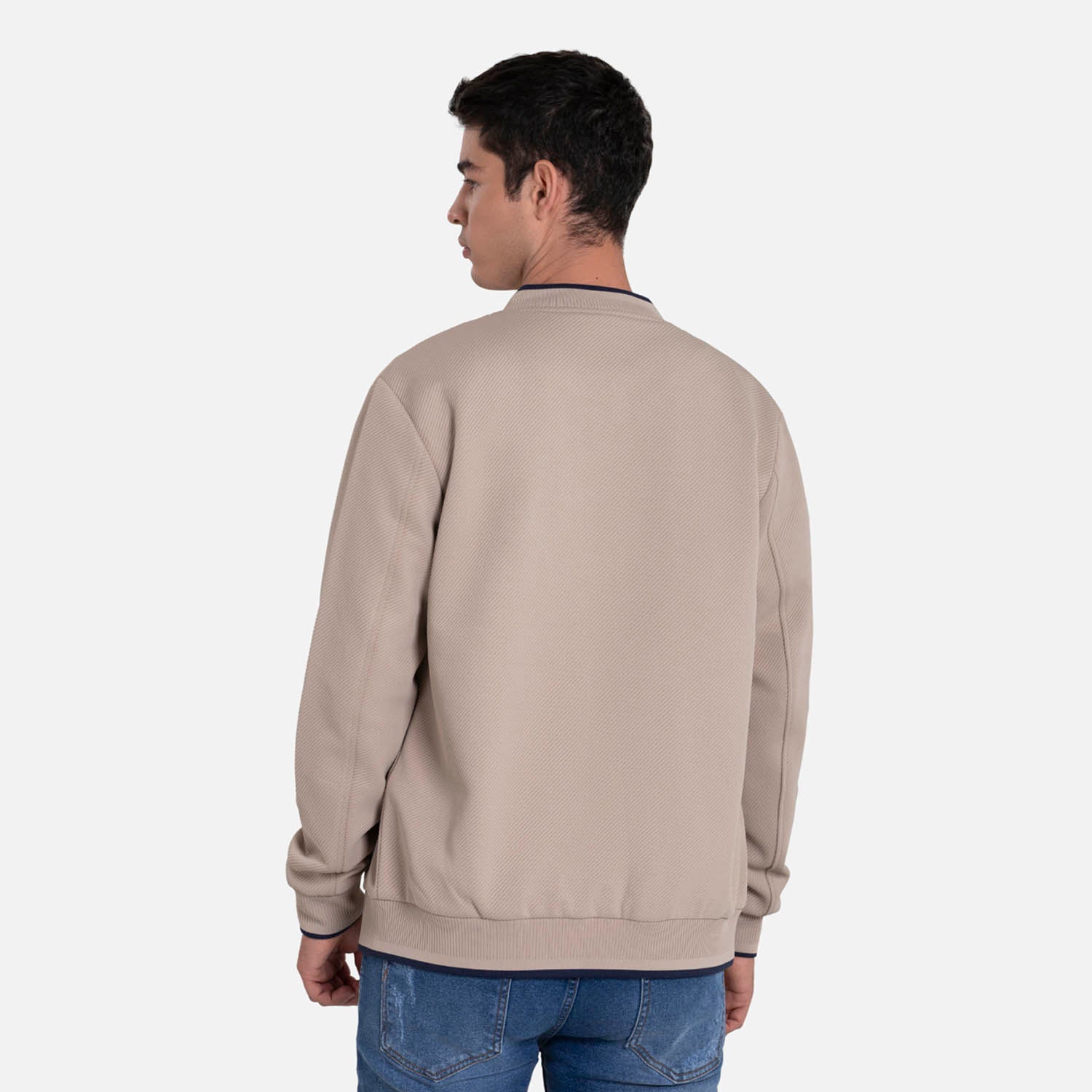 CHAMARRA BOMBER COLOR WHITECAP GRAY