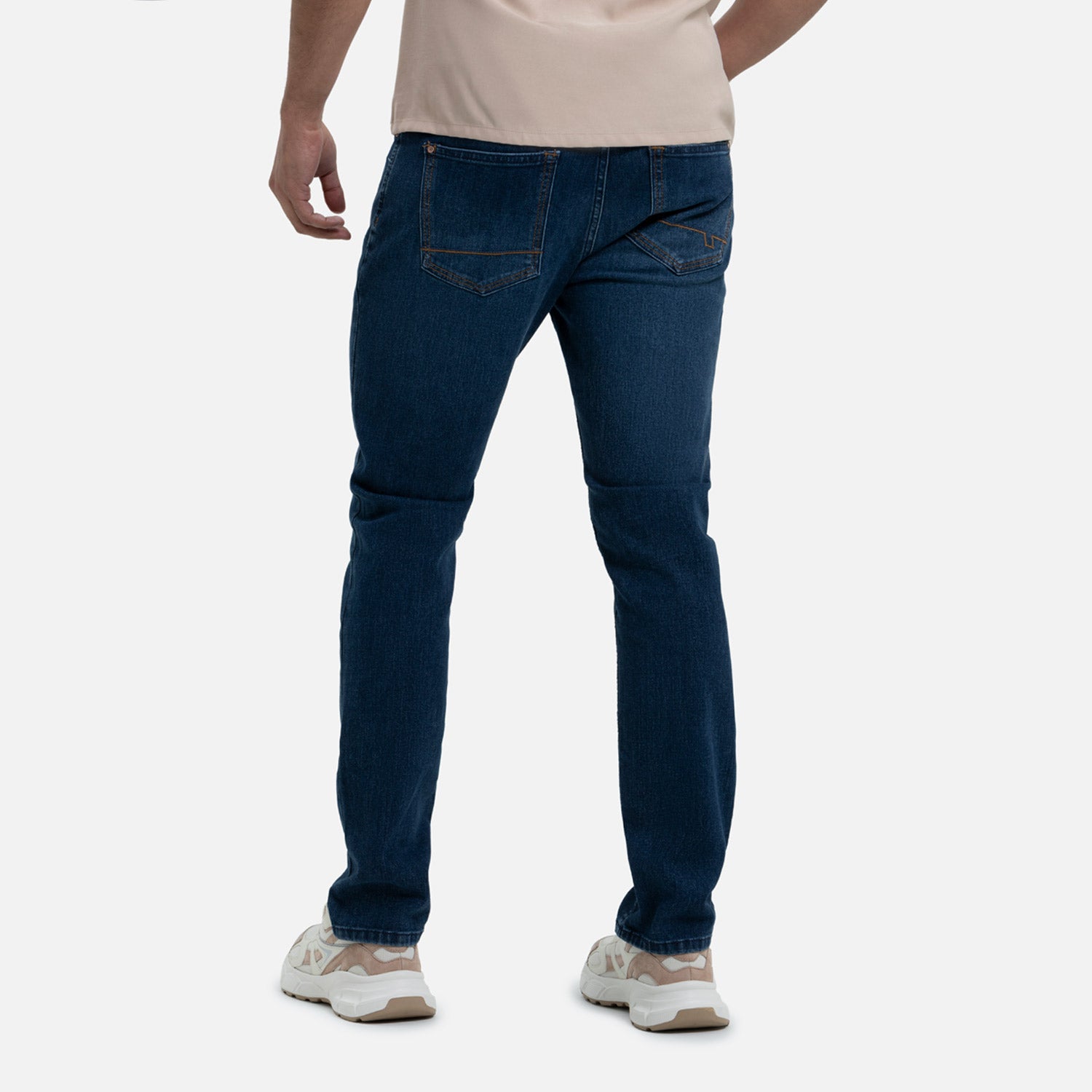 JEANS 5 BOLSILLOS COLOR AZUL OSCURO