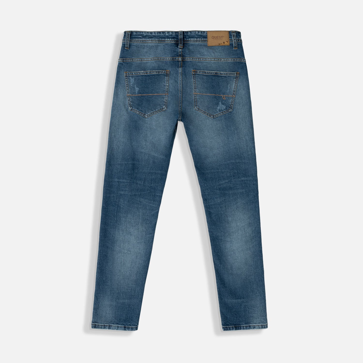 JEANS 5 BOLSILLOS COLOR AZUL MEDIO