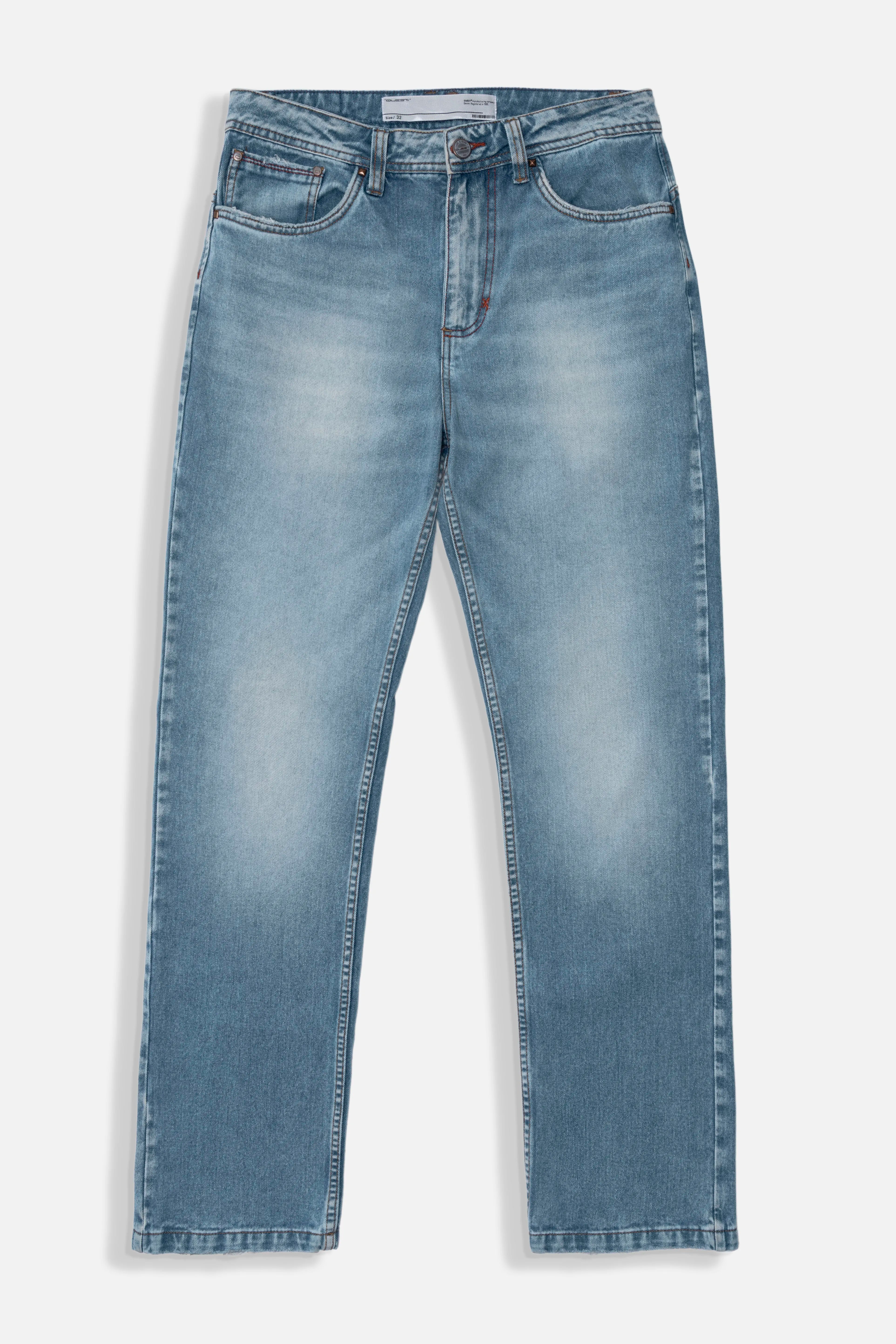 JEANS 5 BOLSILLOS COLOR AZUL MEDIO