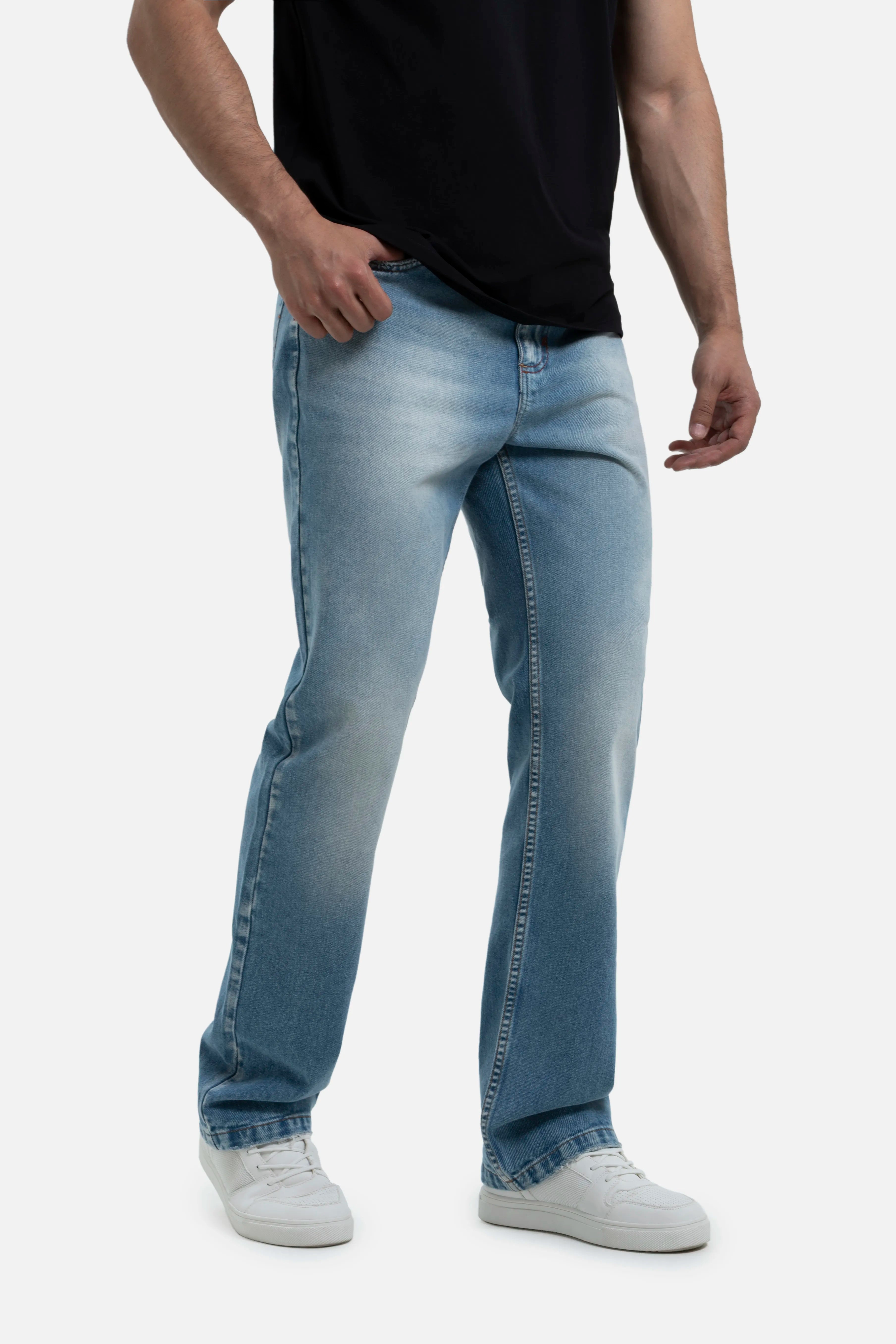 JEANS 5 BOLSILLOS COLOR AZUL MEDIO