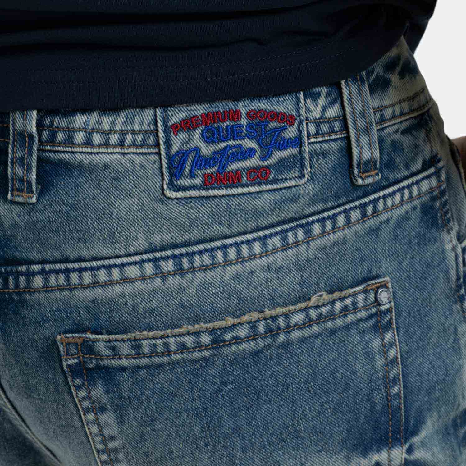 JEANS 5 BOLSILLOS COLOR AZUL MEDIO