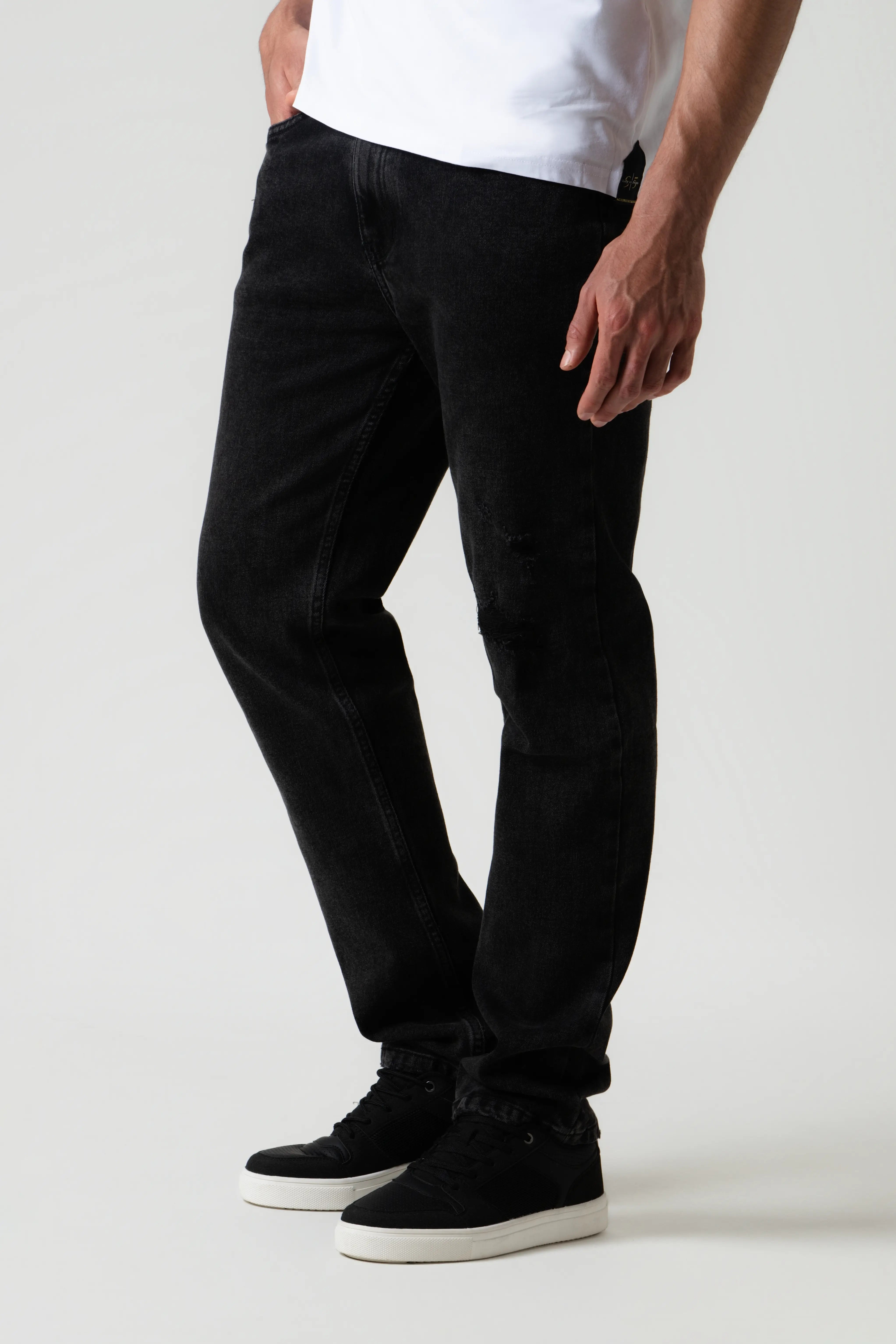 JEANS 5 BOLSILLOS COLOR NEGRO