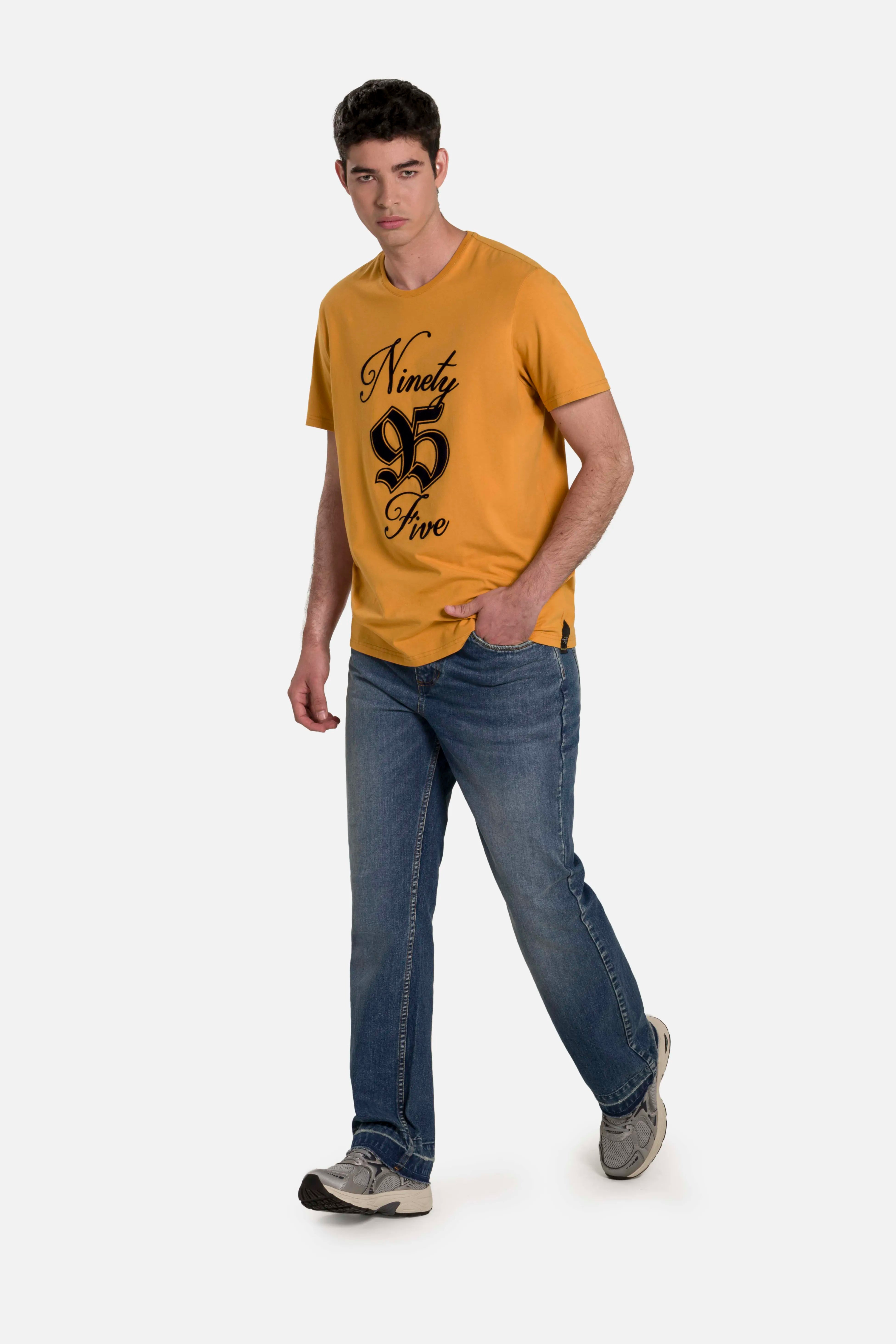 JEANS 5 BOLSILLOS COLOR AZUL OSCURO