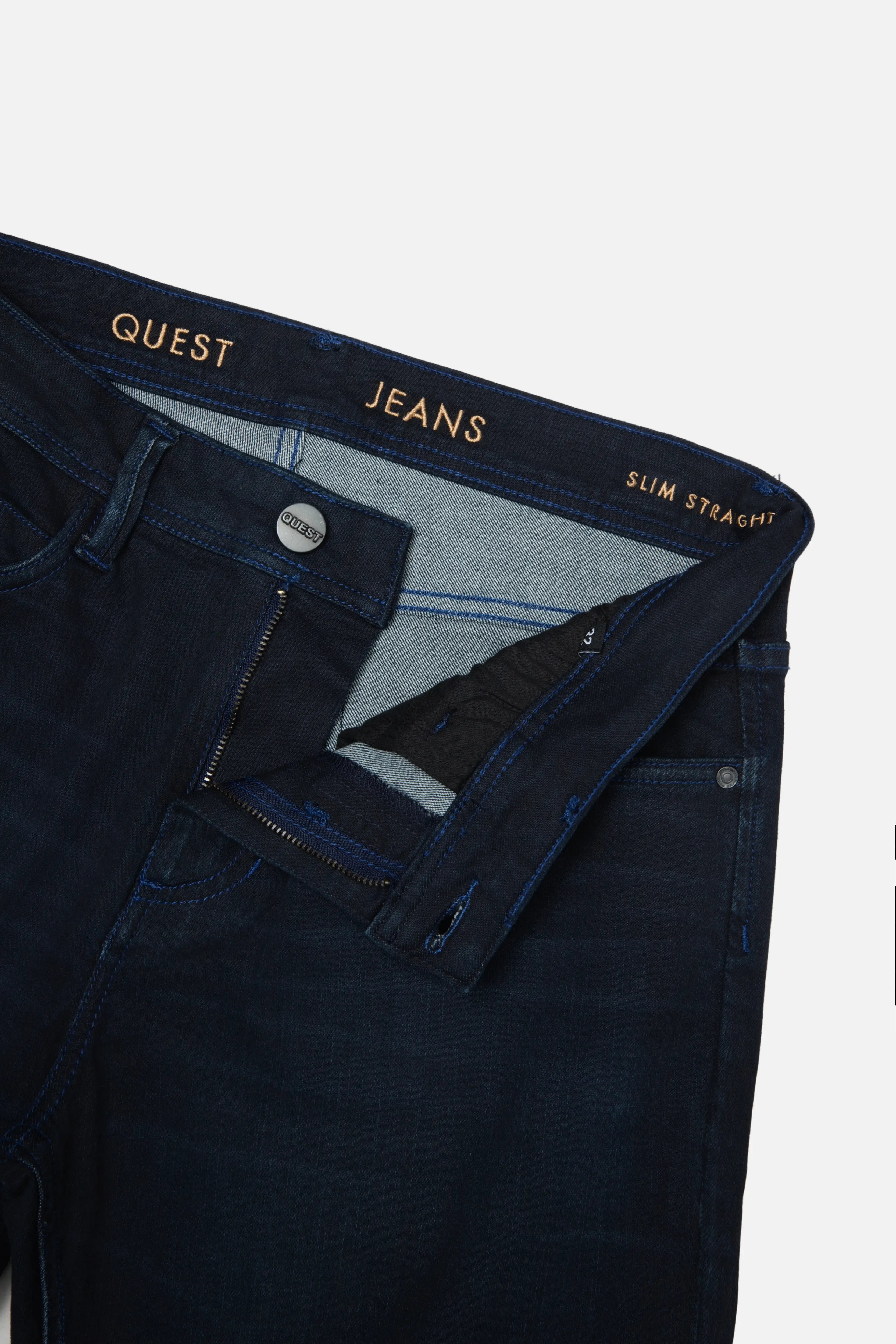 JEANS 5 BOLSILLOS COLOR AZUL OSCURO