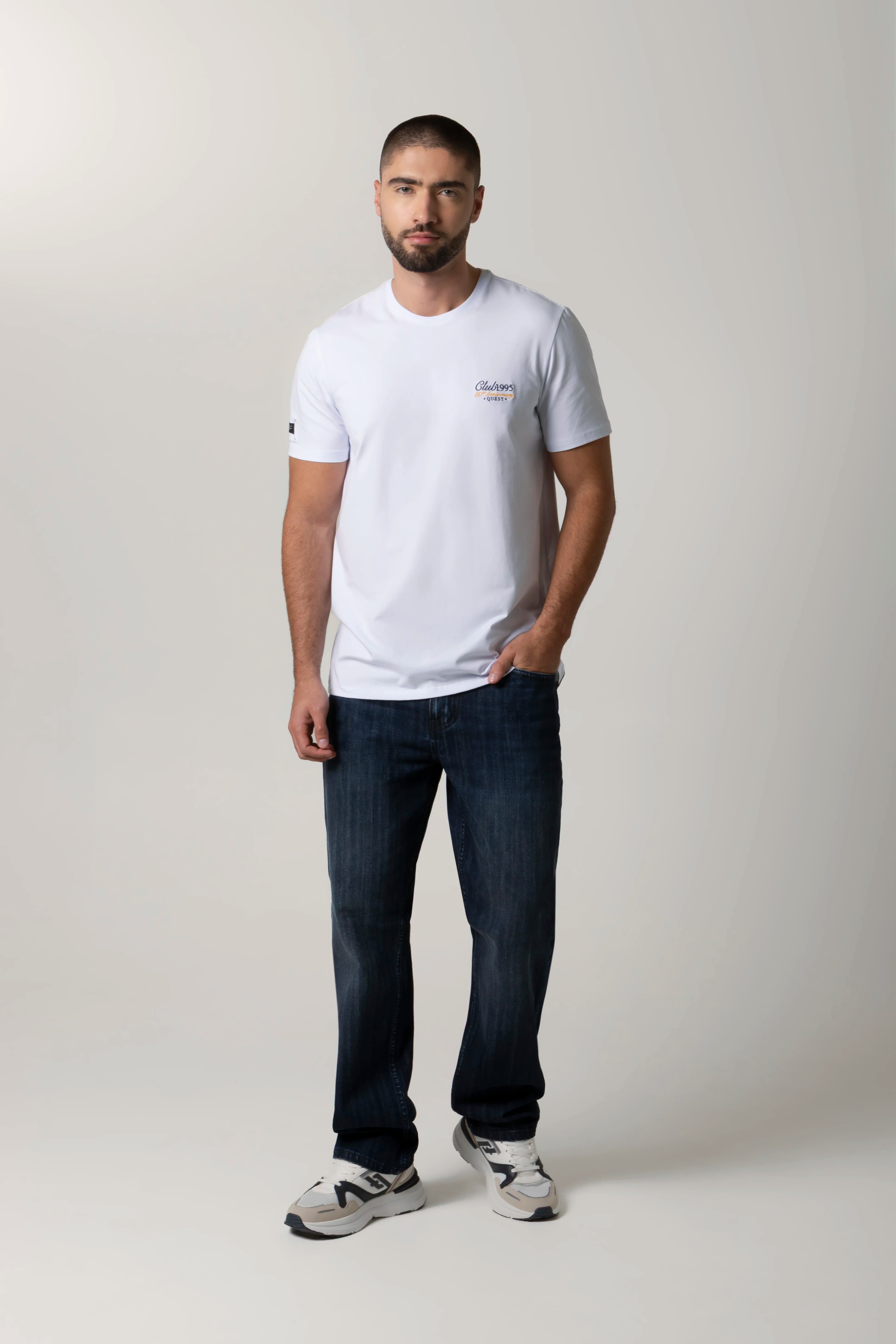 JEANS 5 BOLSILLOS COLOR AZUL OSCURO