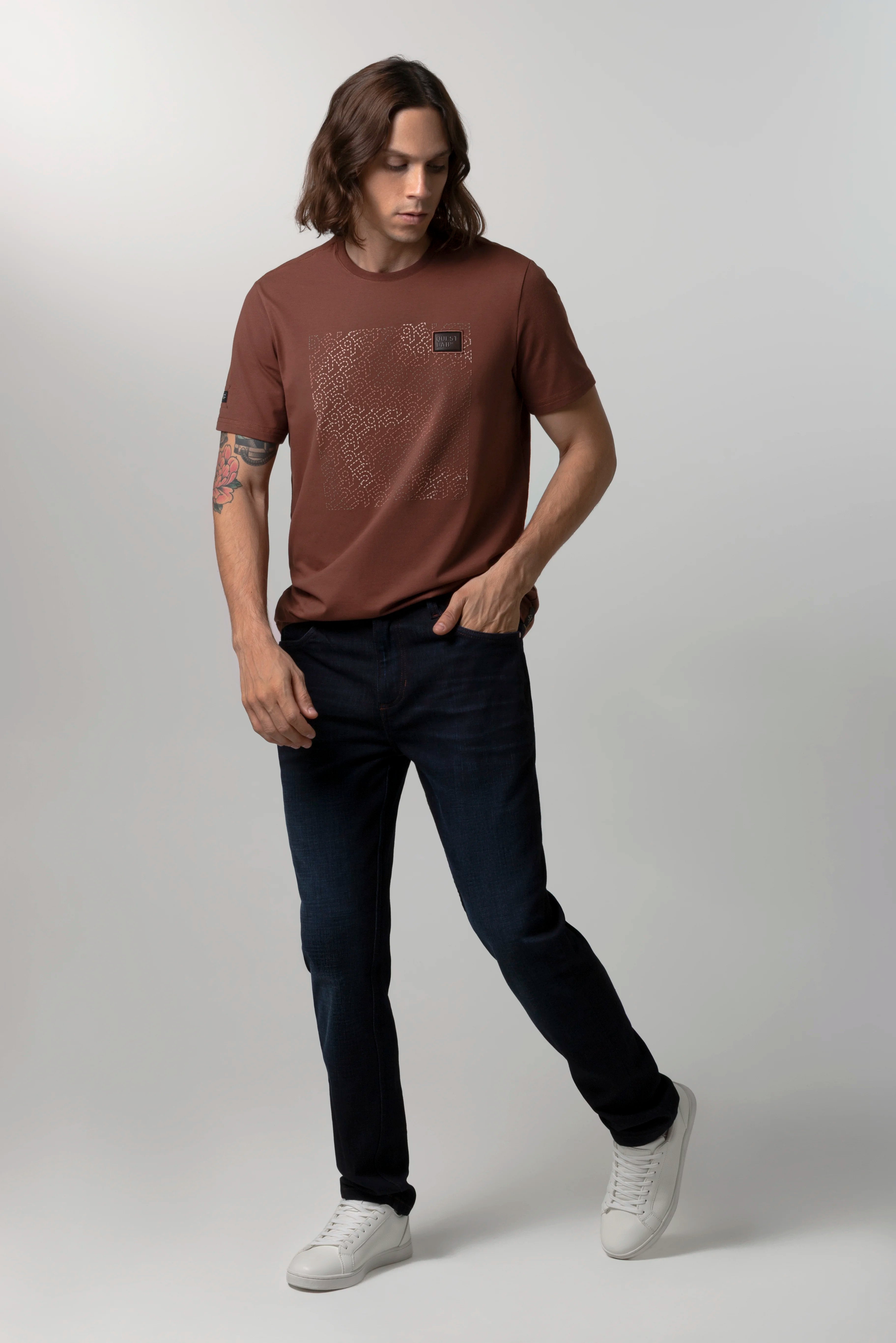 JEANS 5 BOLSILLOS COLOR AZUL OSCURO