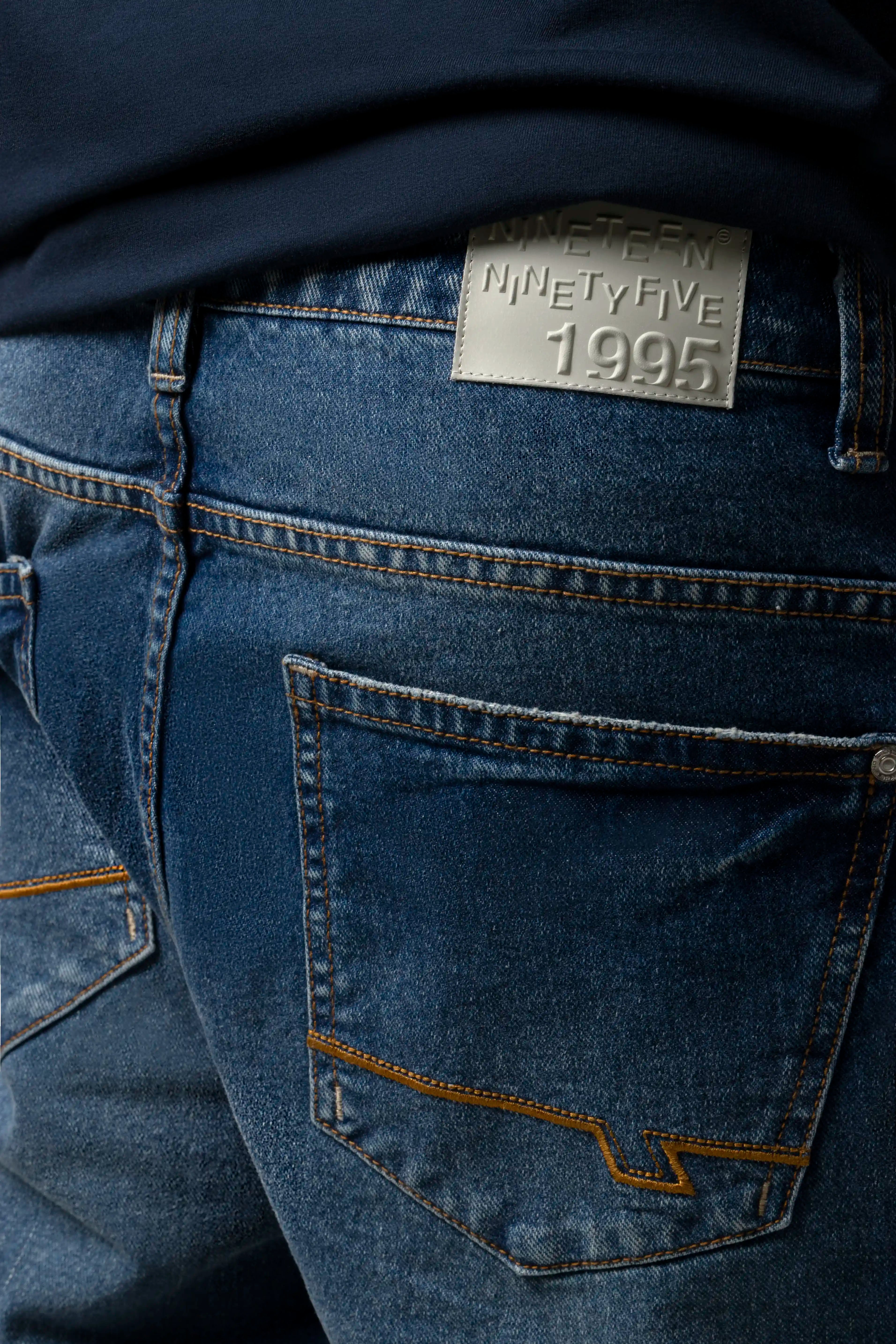 JEANS 5 BOLSILLOS COLOR AZUL OSCURO