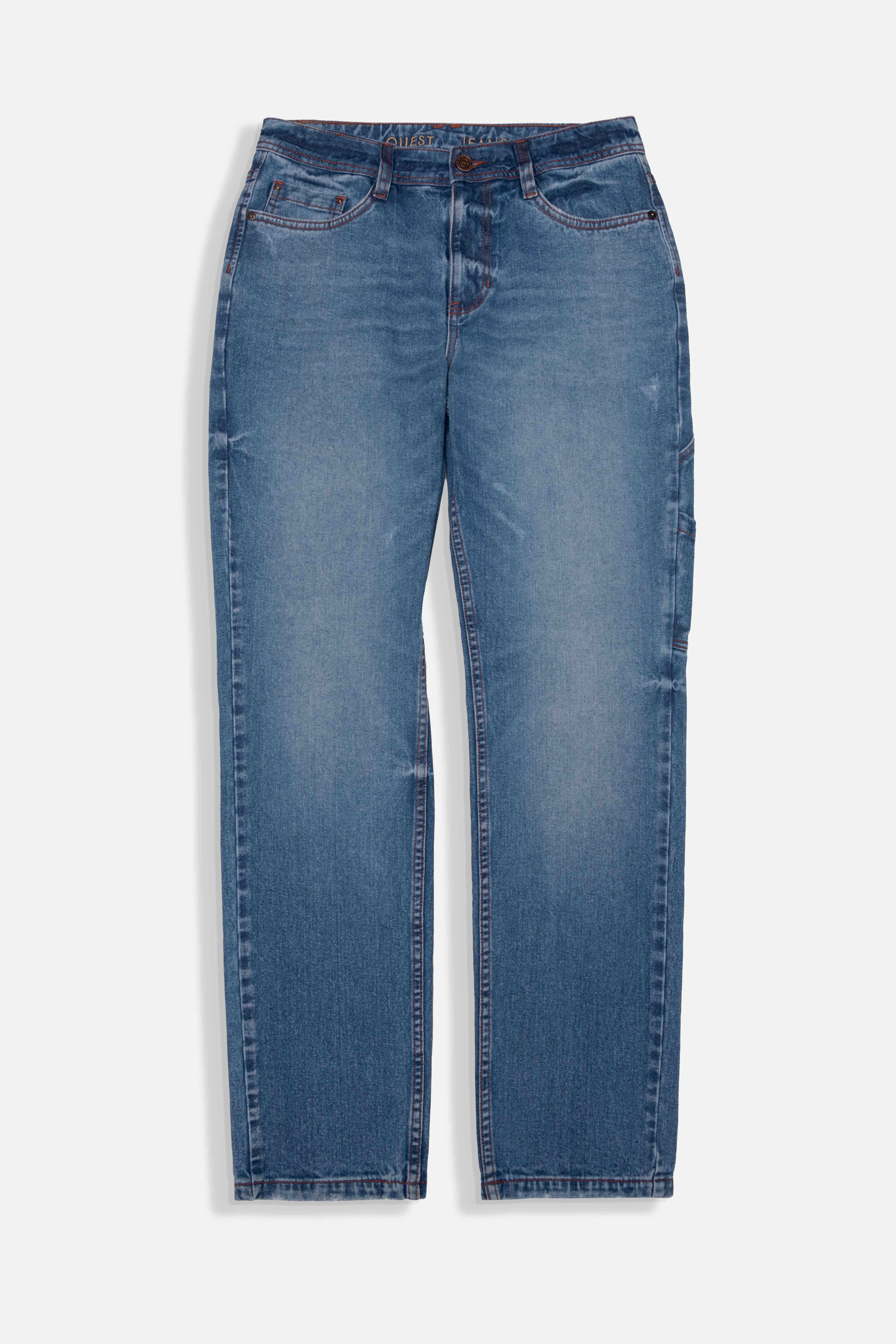 JEANS 5 BOLSILLOS COLOR AZUL MEDIO