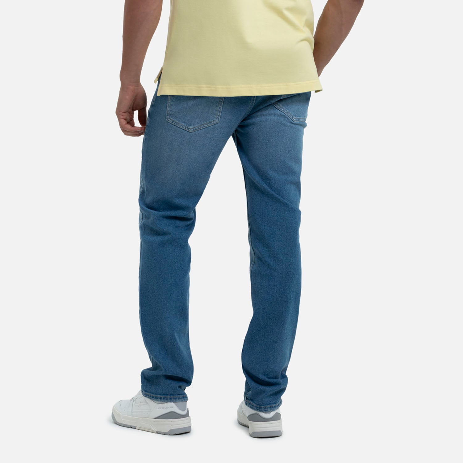 JEANS 5 BOLSILLOS COLOR AZUL MEDIO