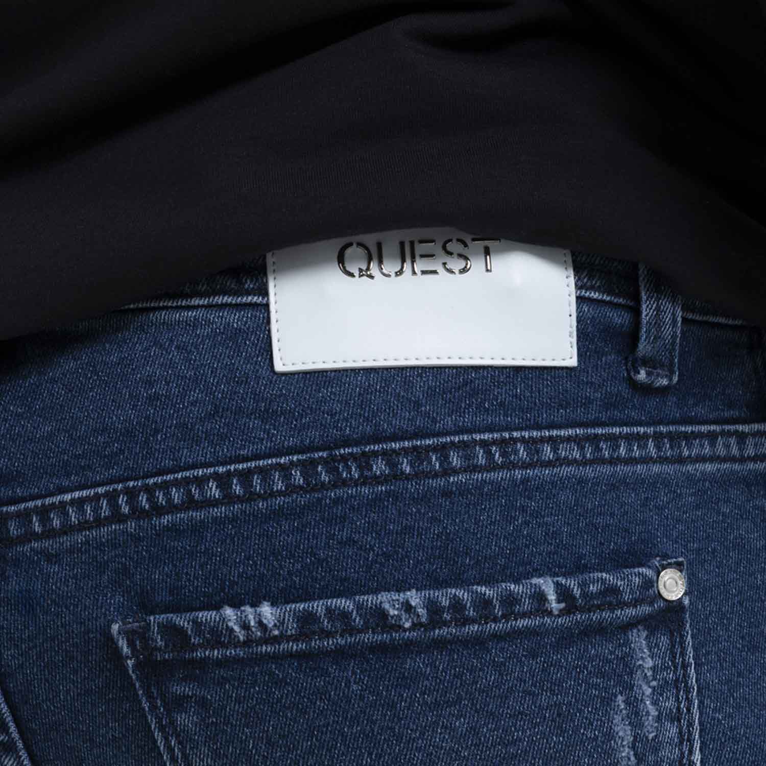 JEANS 5 BOLSILLOS COLOR AZUL MEDIO