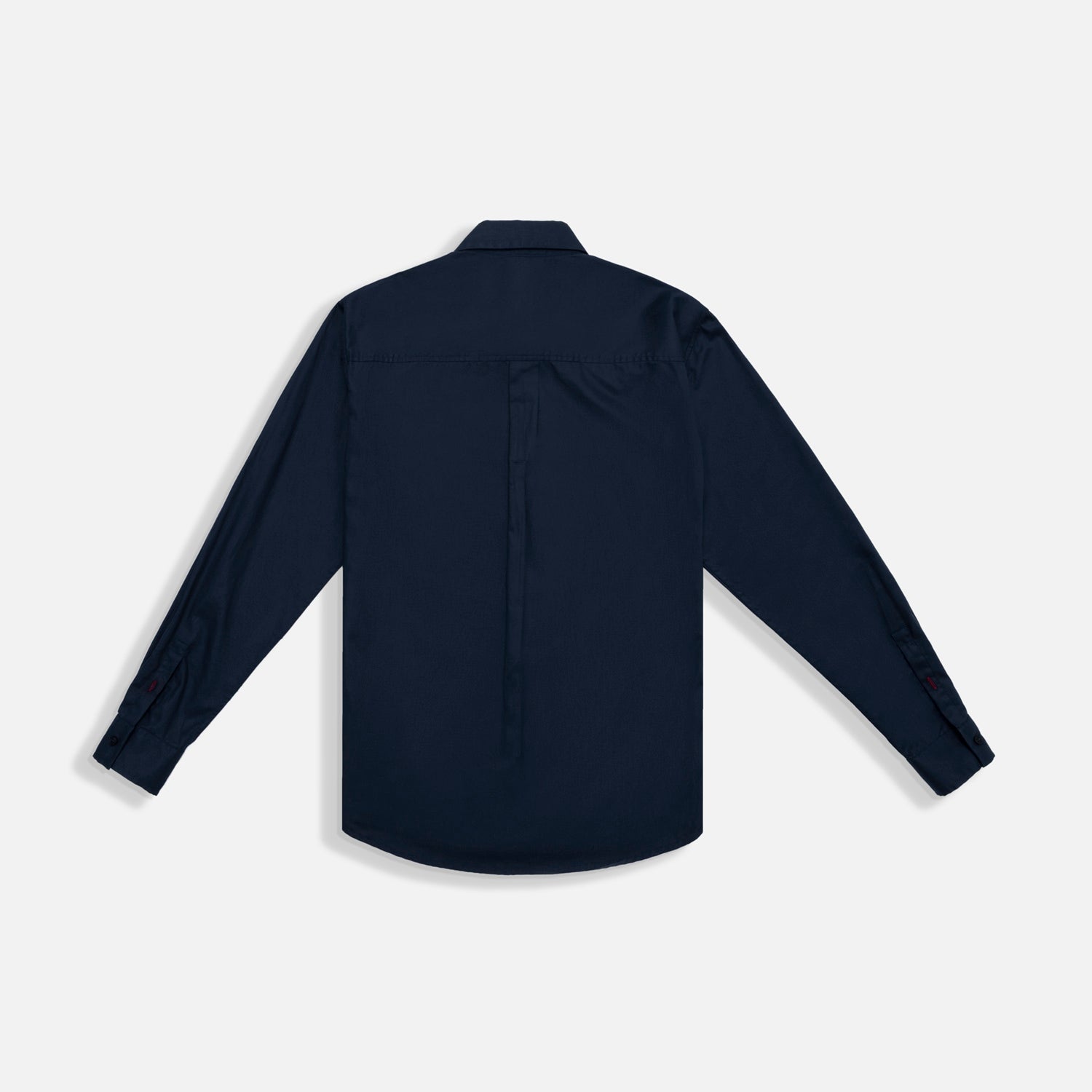 CAMISA MANGA LARGA COLOR AZUL OSCURO