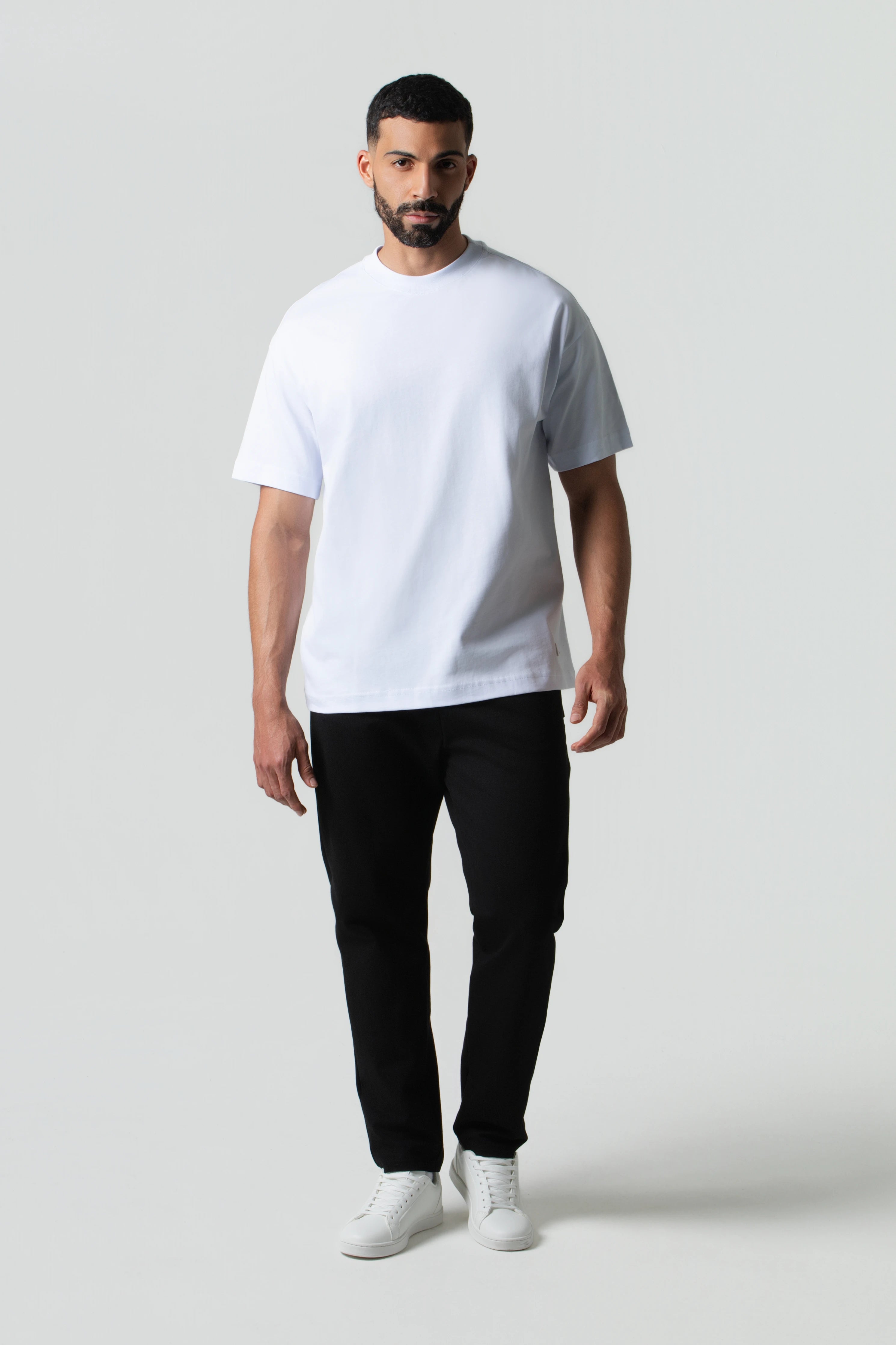 PLAYERA MANGA CORTA COLOR BLANCO OPTICO