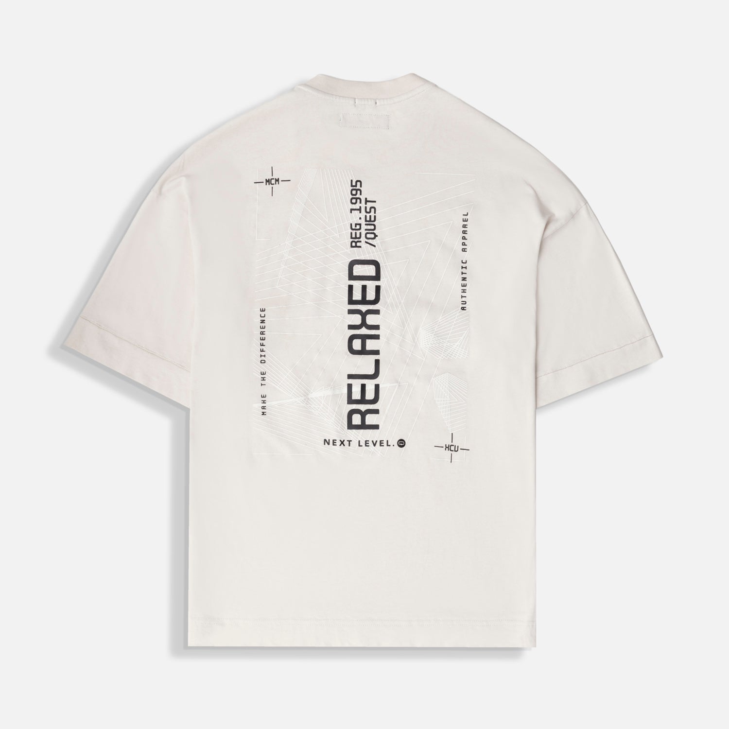 PLAYERA MANGA CORTA COLOR WHITECAP GRAY - Quest México