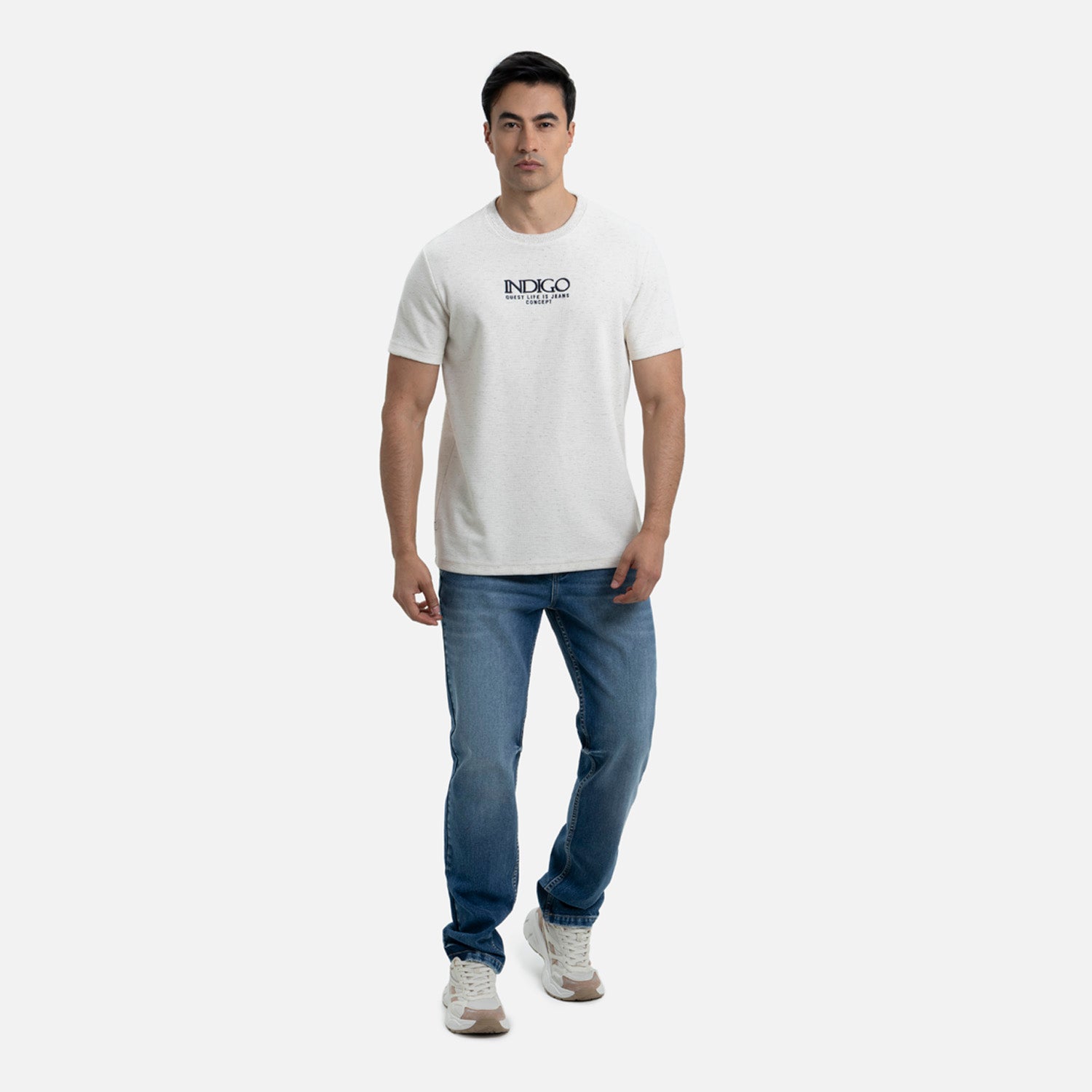 PLAYERA MANGA CORTA COLOR CRUDO