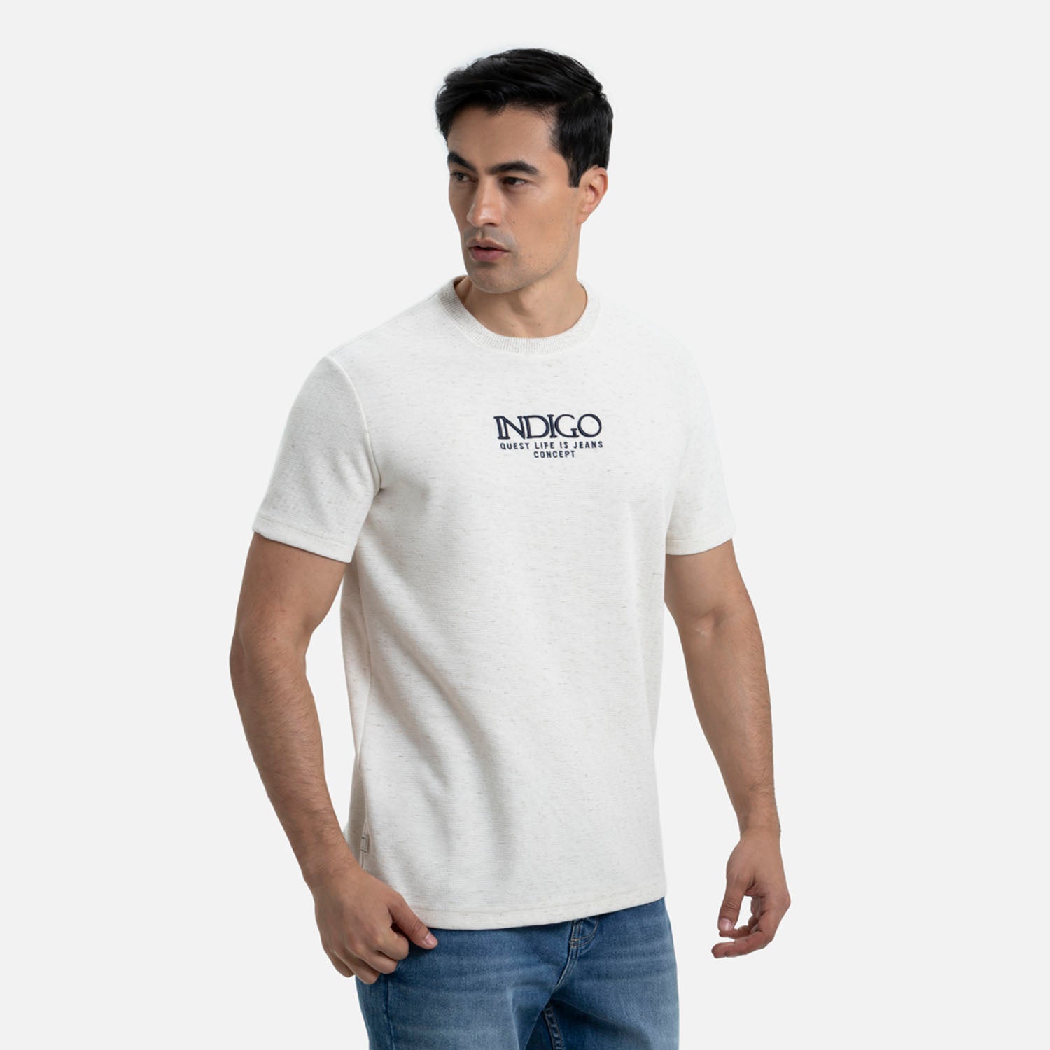 PLAYERA MANGA CORTA COLOR CRUDO