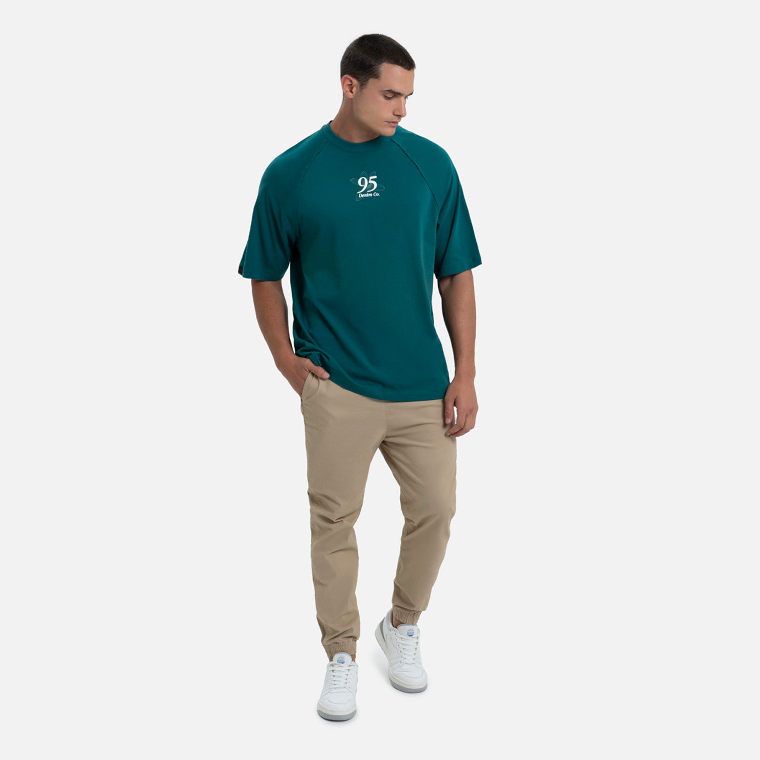 PLAYERA MANGA CORTA COLOR VERDE TORMENTA