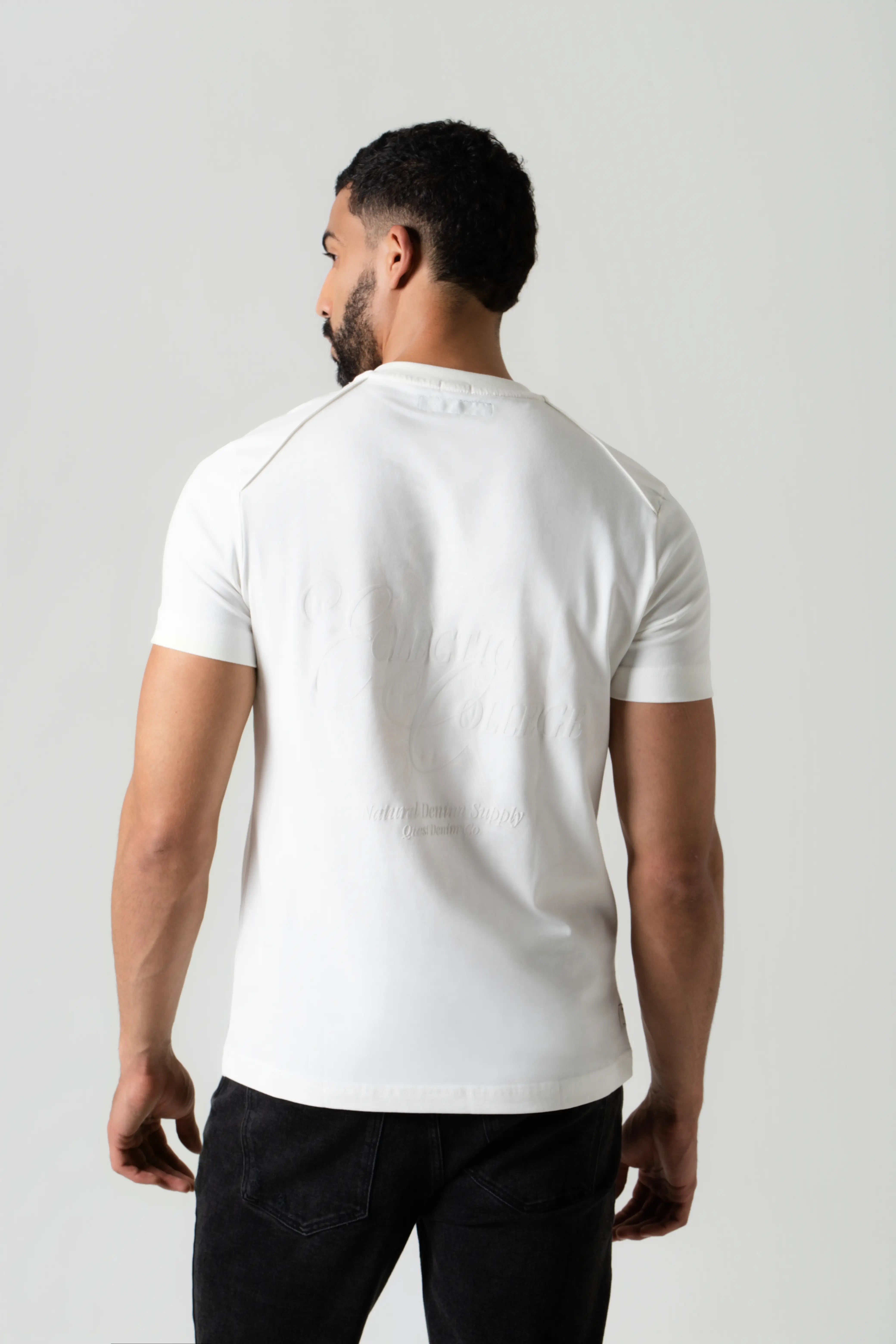 PLAYERA MANGA CORTA COLOR IVORY