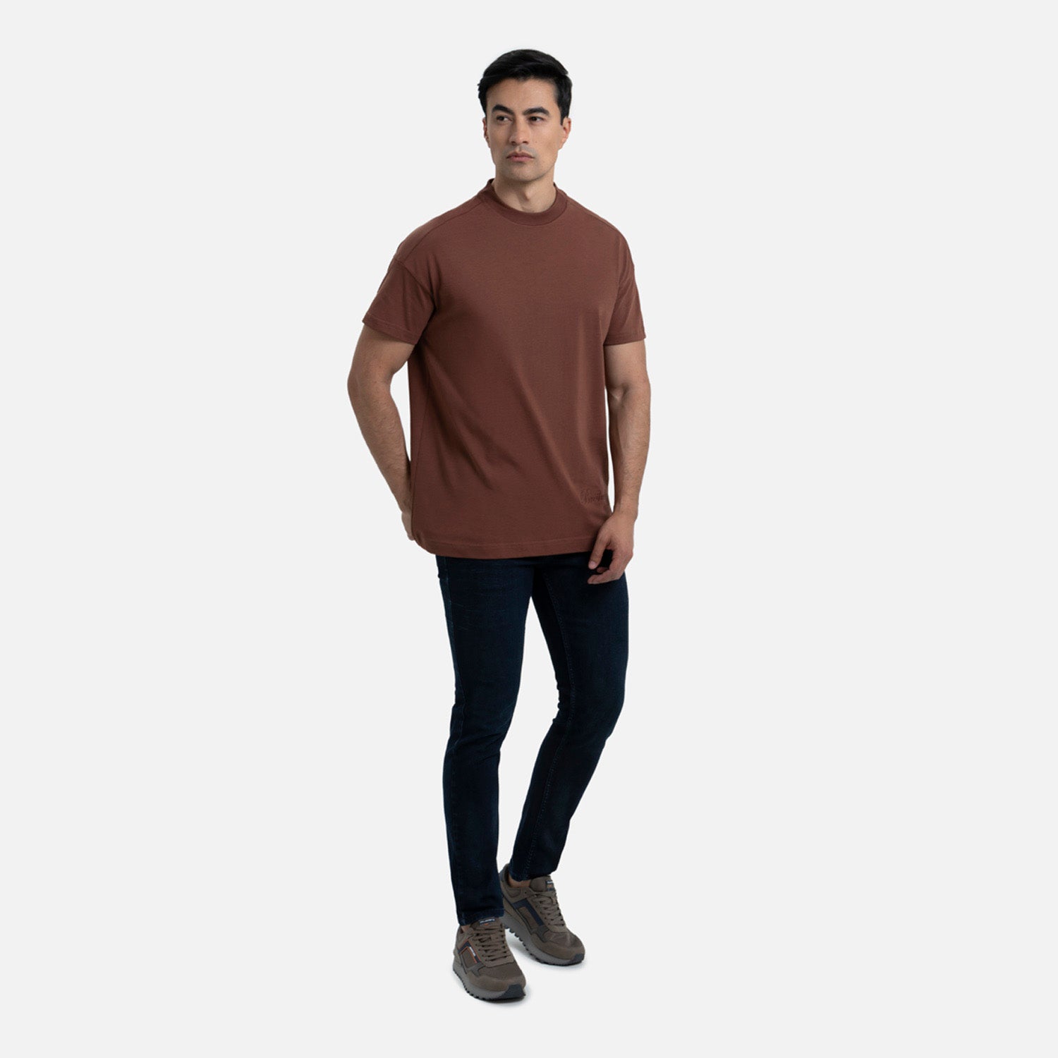 PLAYERA MANGA CORTA COLOR BRUNETTE