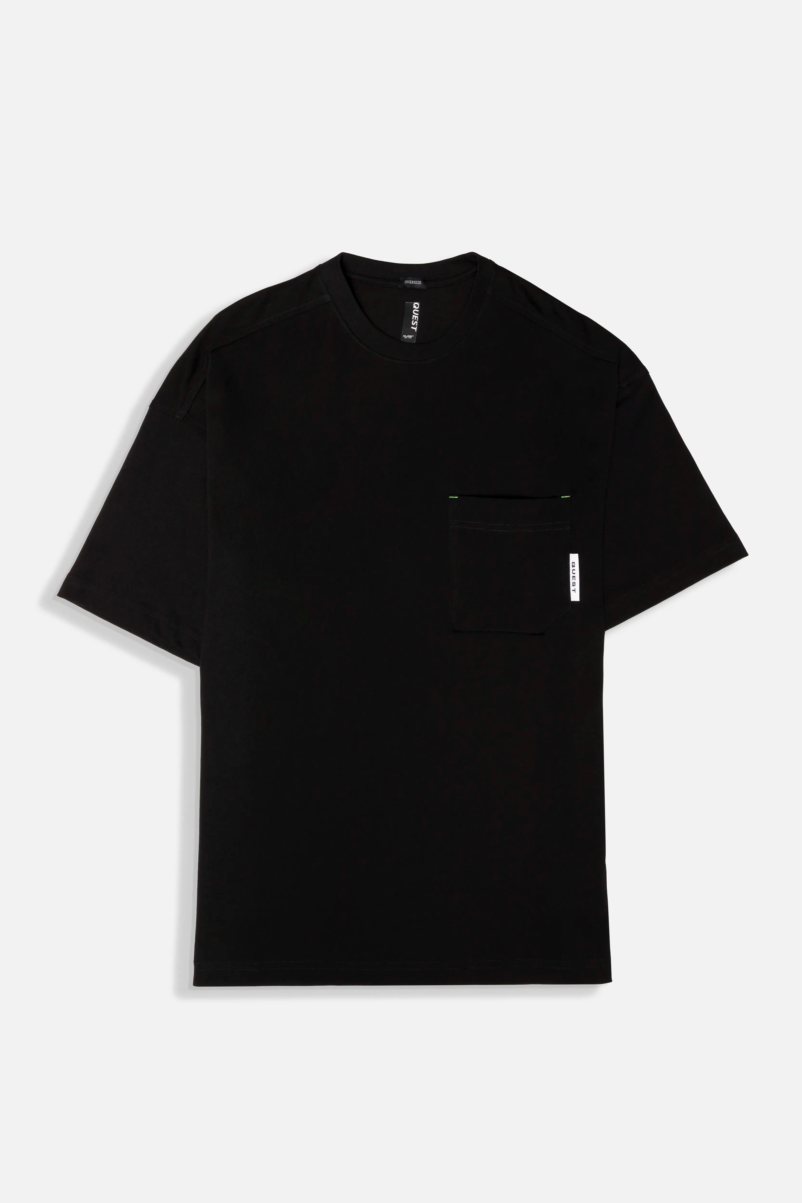 PLAYERA MANGA CORTA COLOR NEGRO