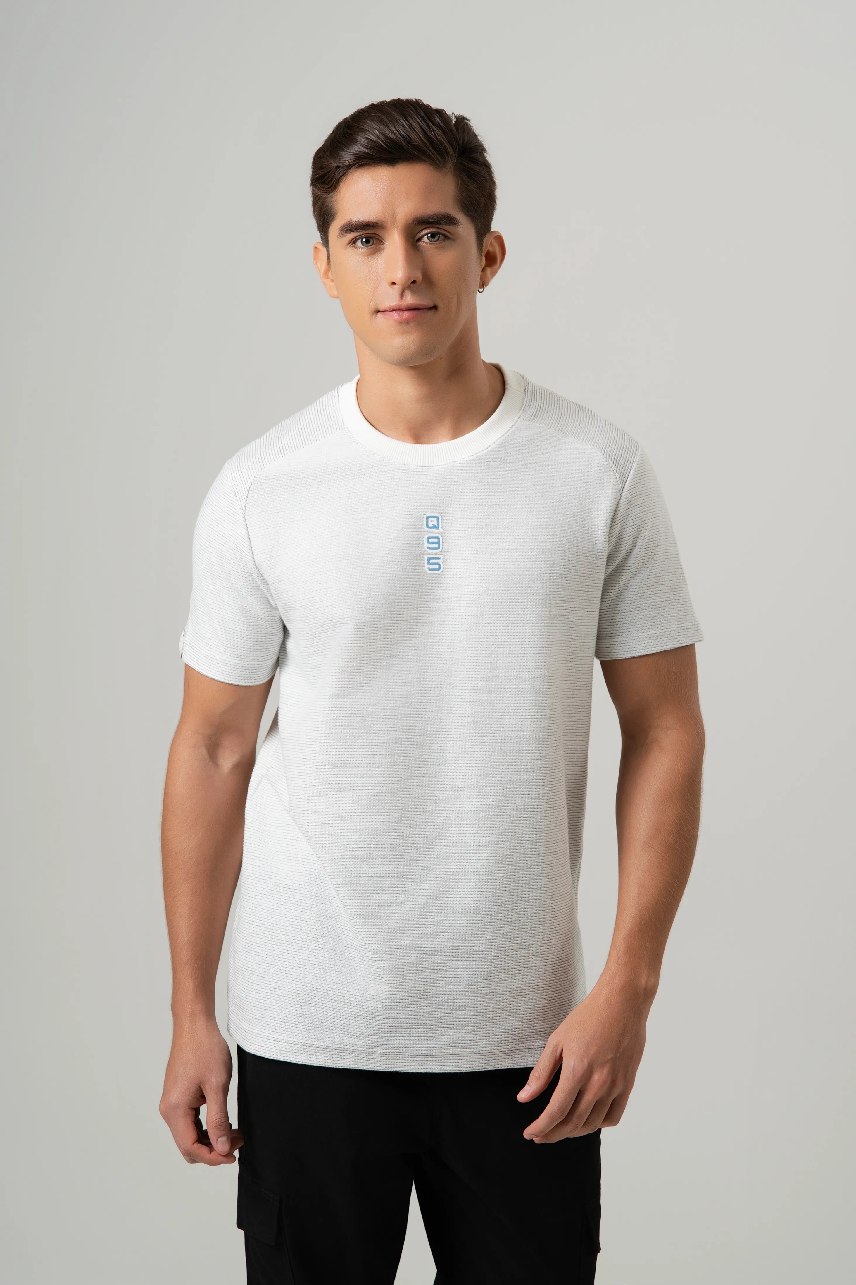 PLAYERA MANGA CORTA COLOR BLANCO OPTICO