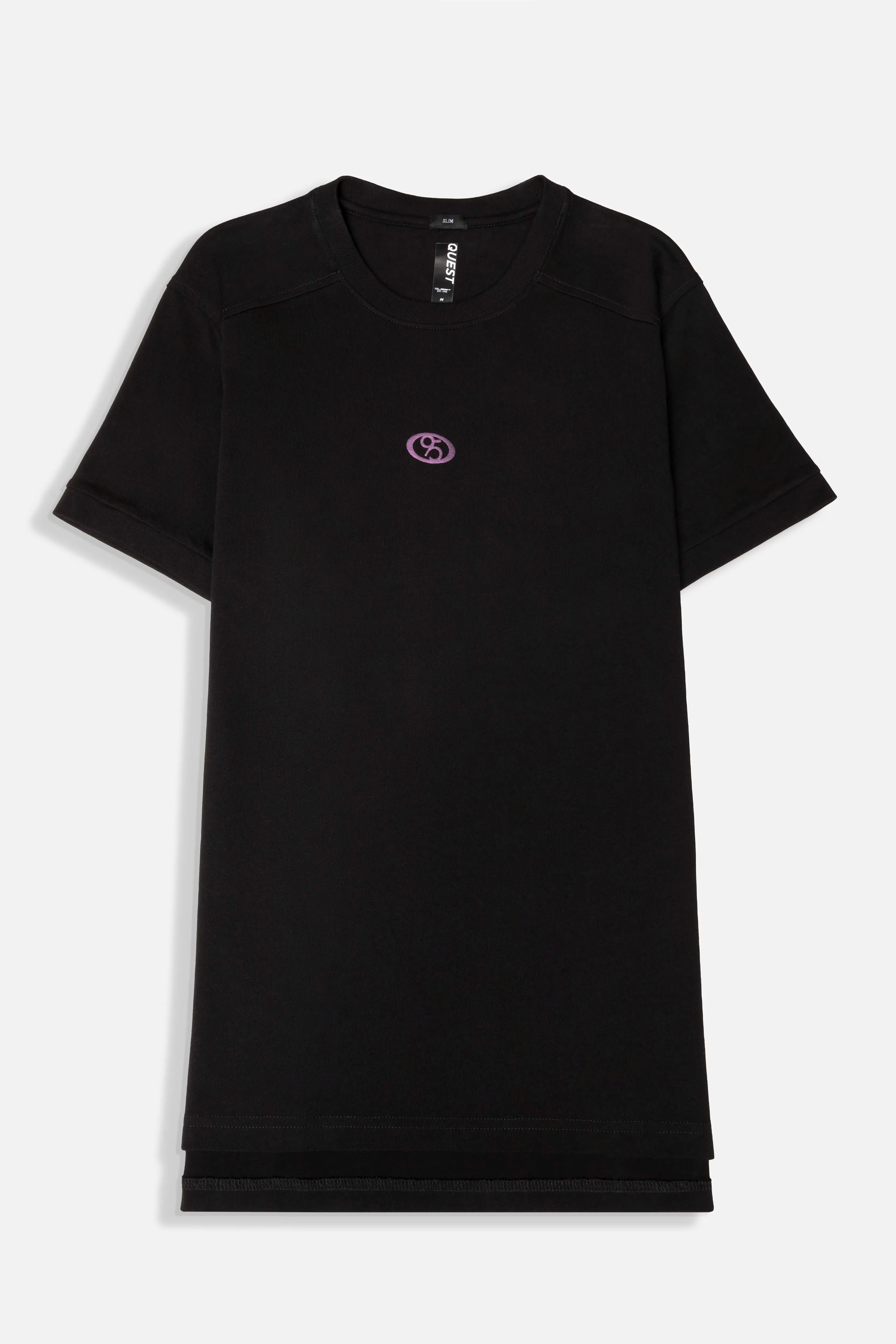 PLAYERA MANGA CORTA COLOR NEGRO