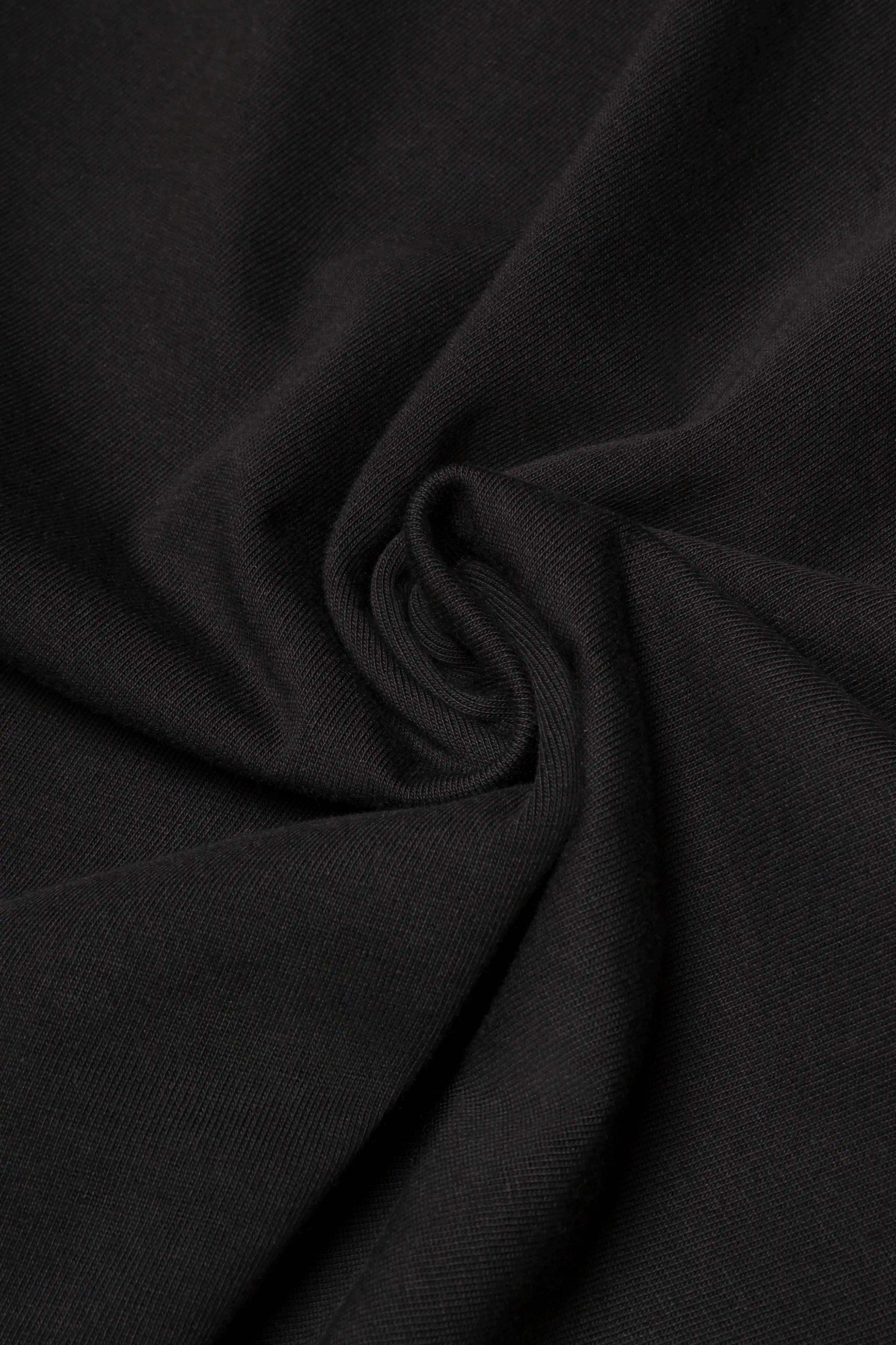 PLAYERA MANGA CORTA COLOR NEGRO