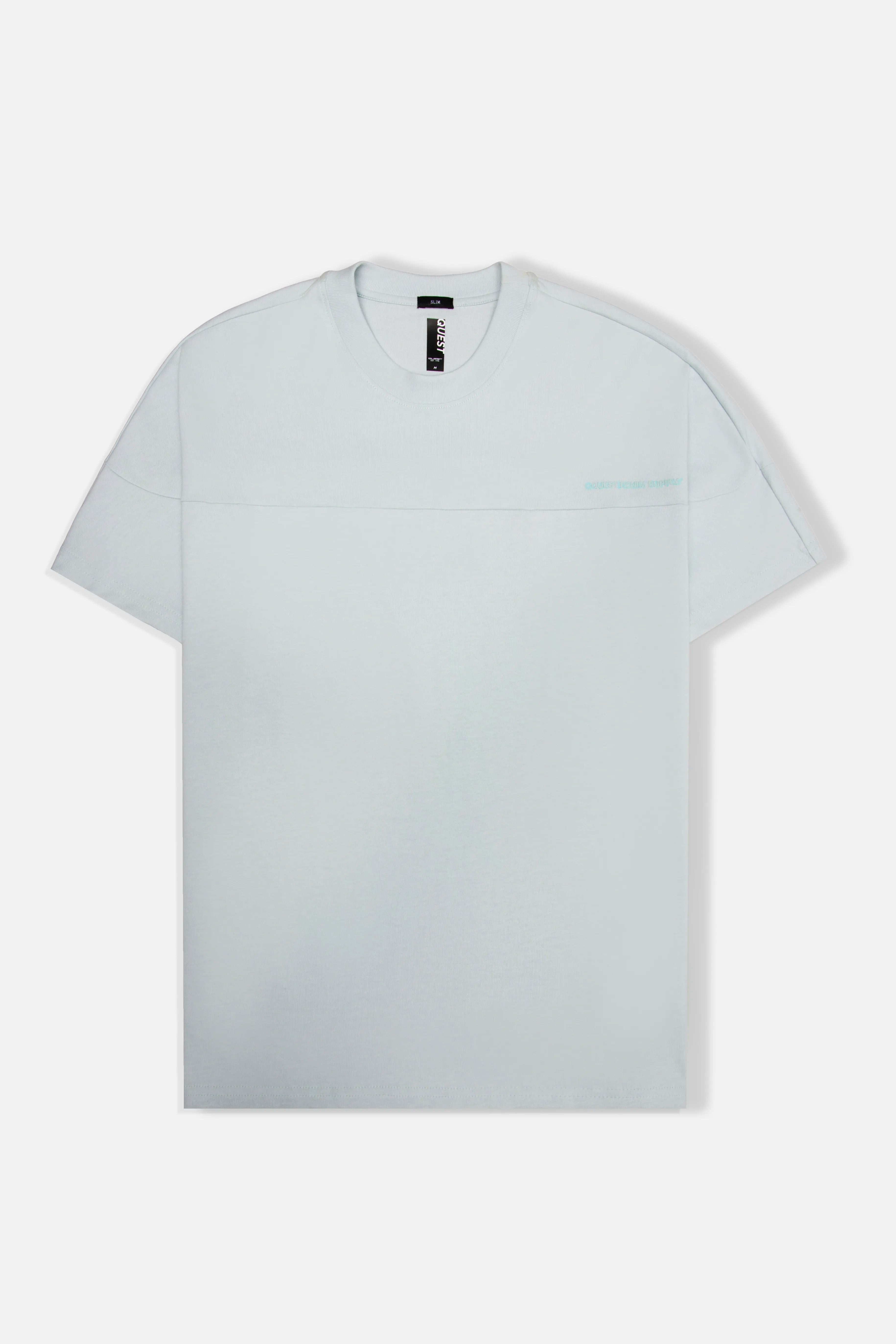 PLAYERA MANGA CORTA COLOR AZUL BALADA