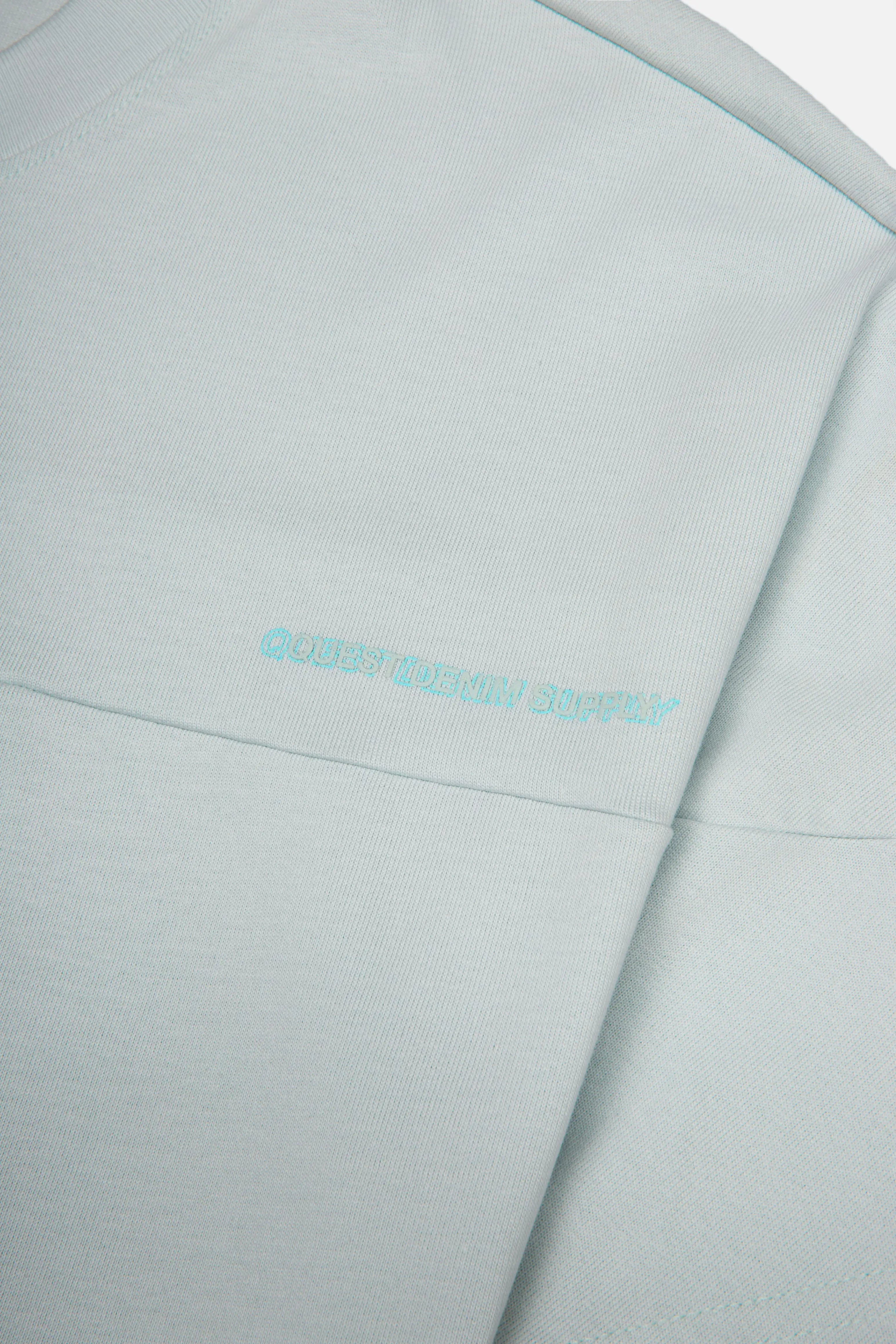PLAYERA MANGA CORTA COLOR AZUL BALADA
