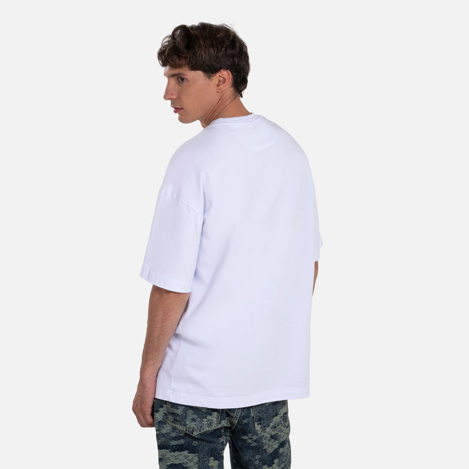PLAYERA MANGA CORTA COLOR BLANCO OPTICO