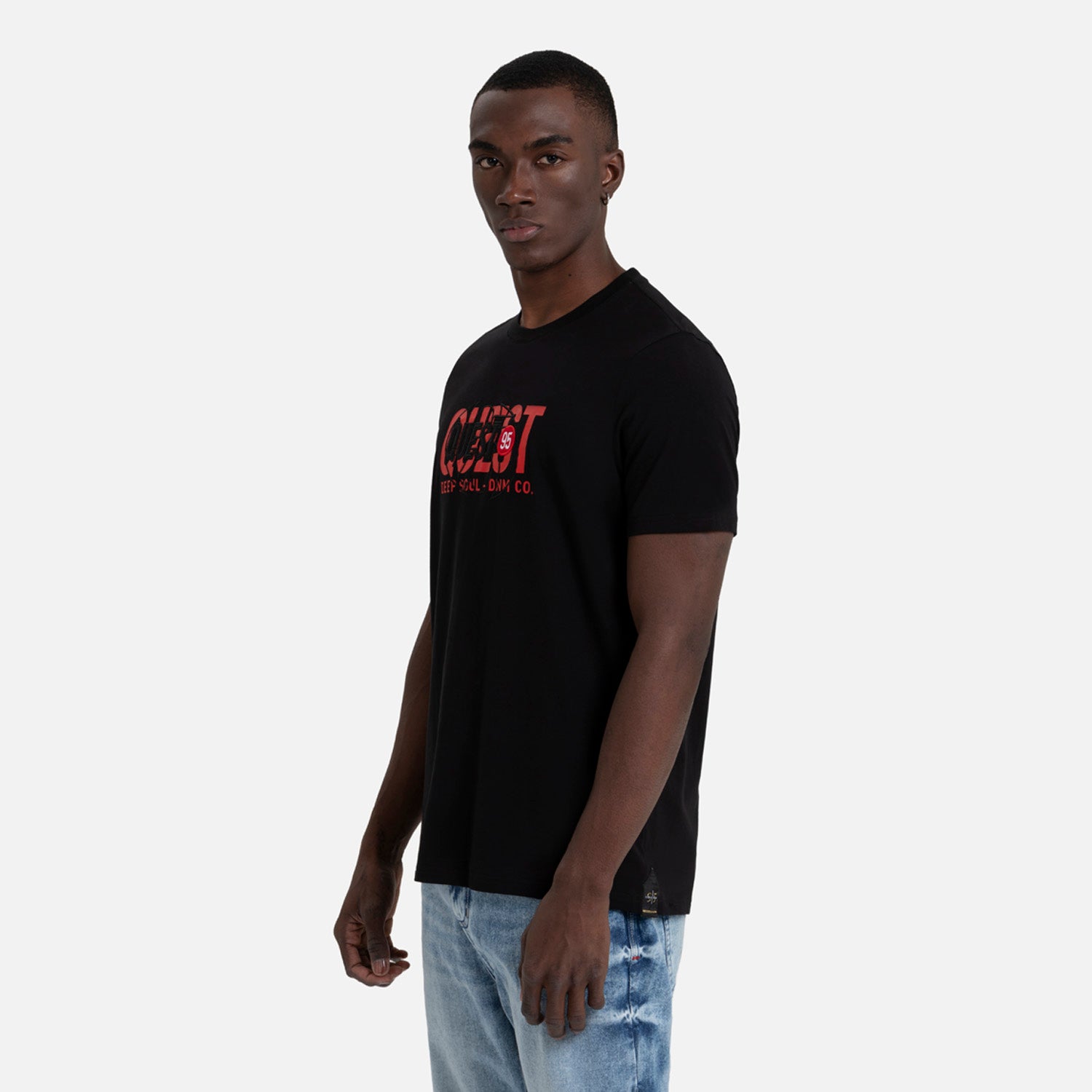 PLAYERA PREMIUM MANGA CORTA COLOR NEGRO