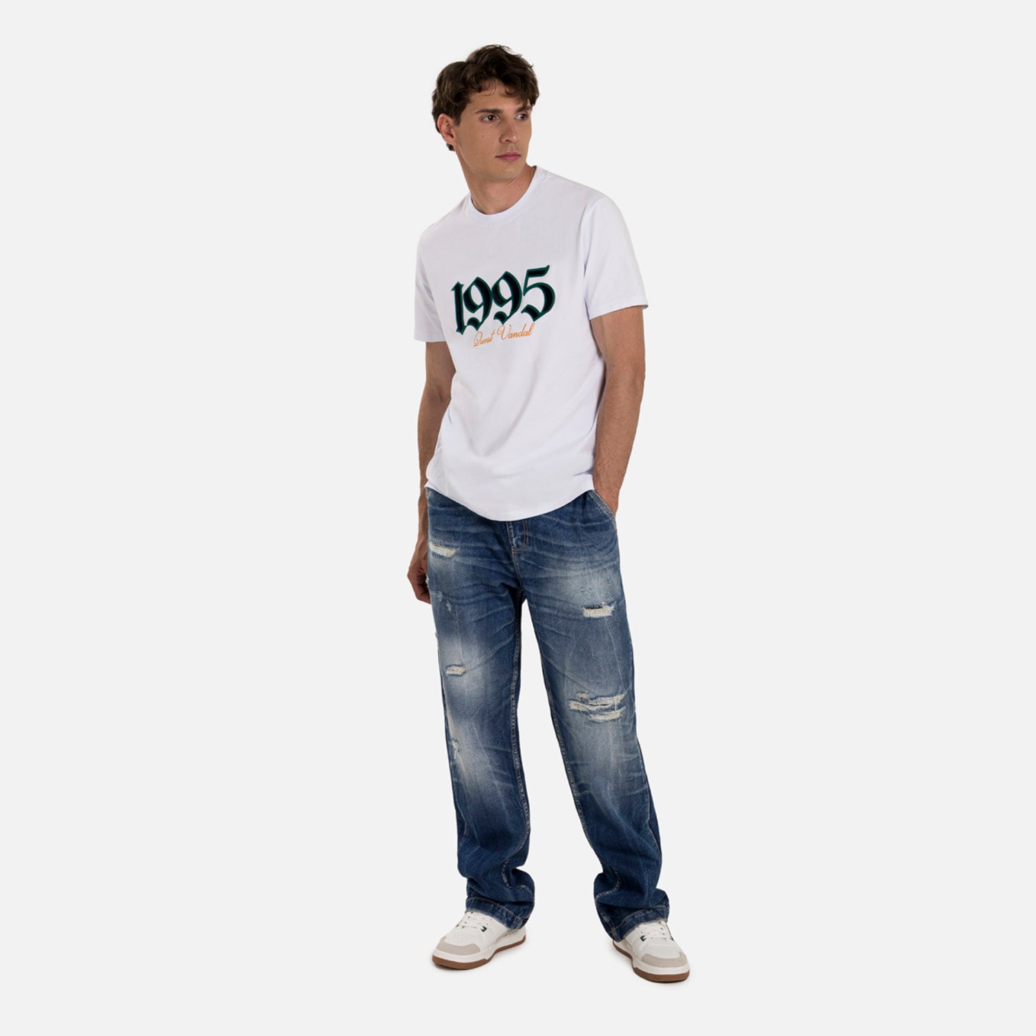 PLAYERA PREMIUM MANGA CORTA COLOR BLANCO OPTICO