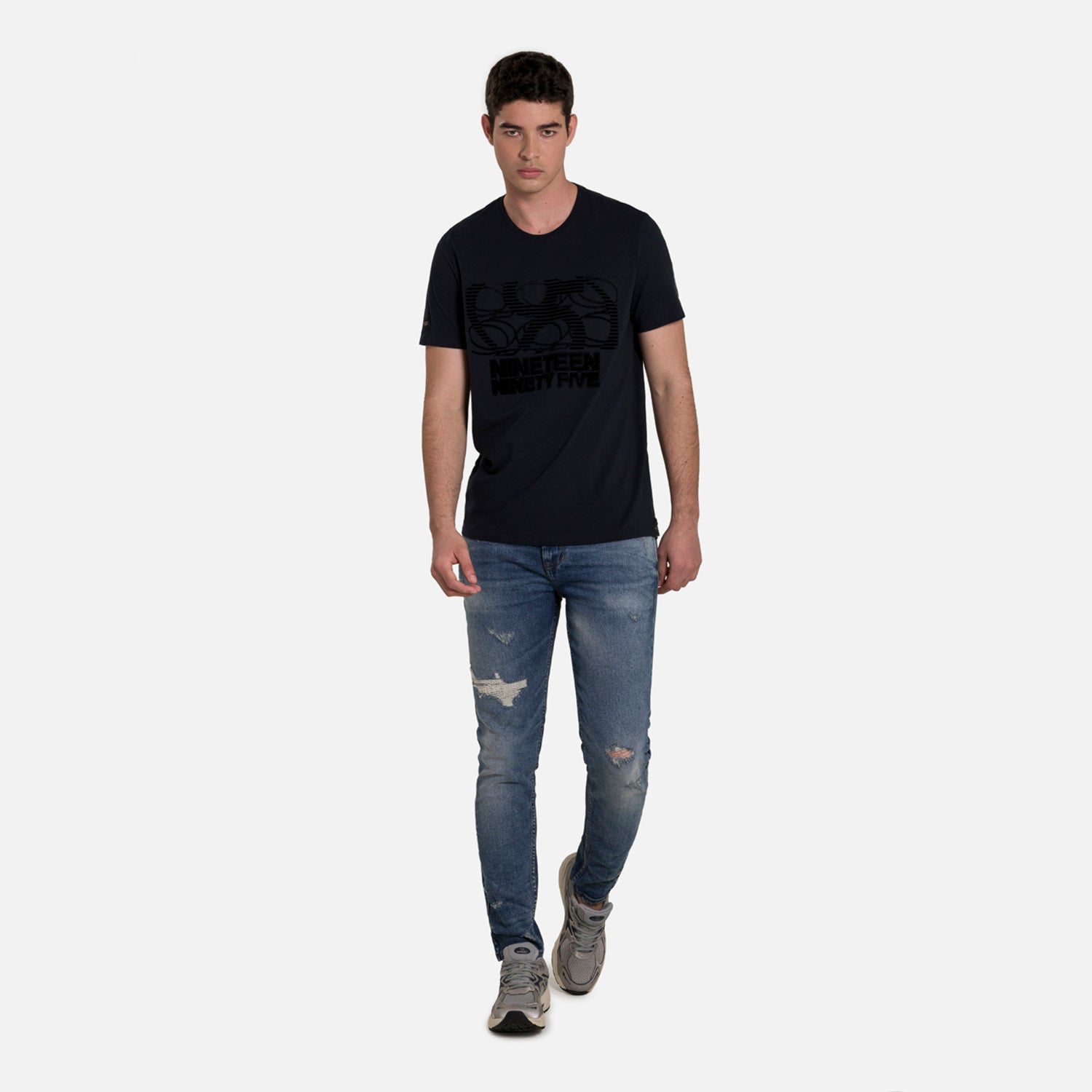 PLAYERA PREMIUM MANGA CORTA COLOR AZUL OSCURO