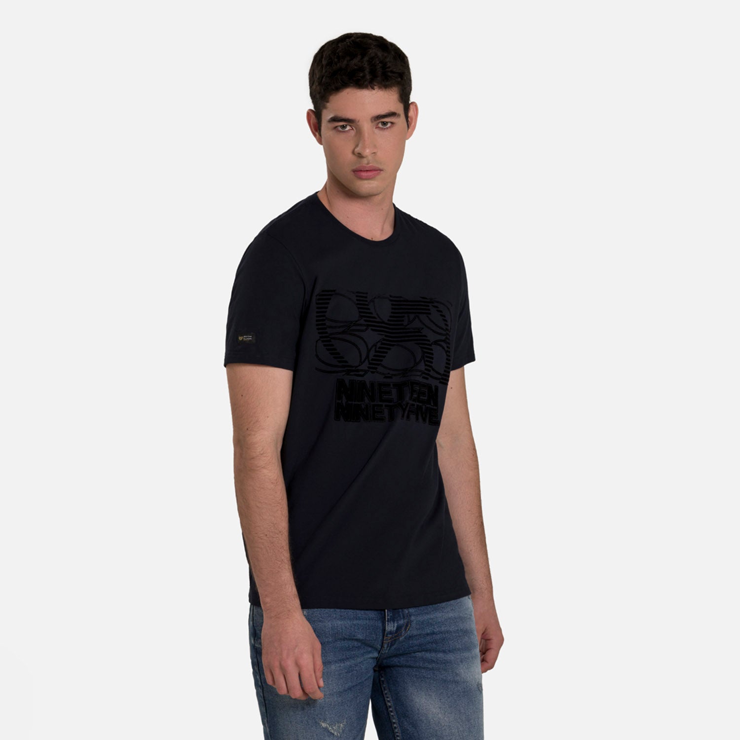PLAYERA PREMIUM MANGA CORTA COLOR AZUL OSCURO
