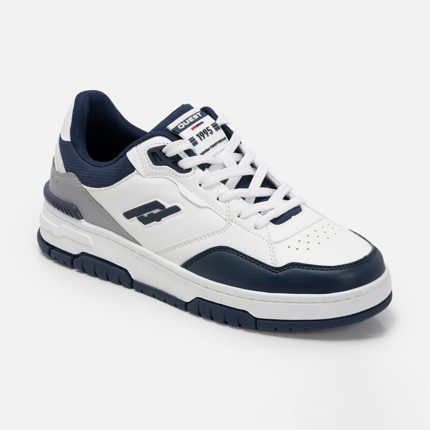 ZAPATOS TENIS COLOR BLANCO-AZUL OSCURO