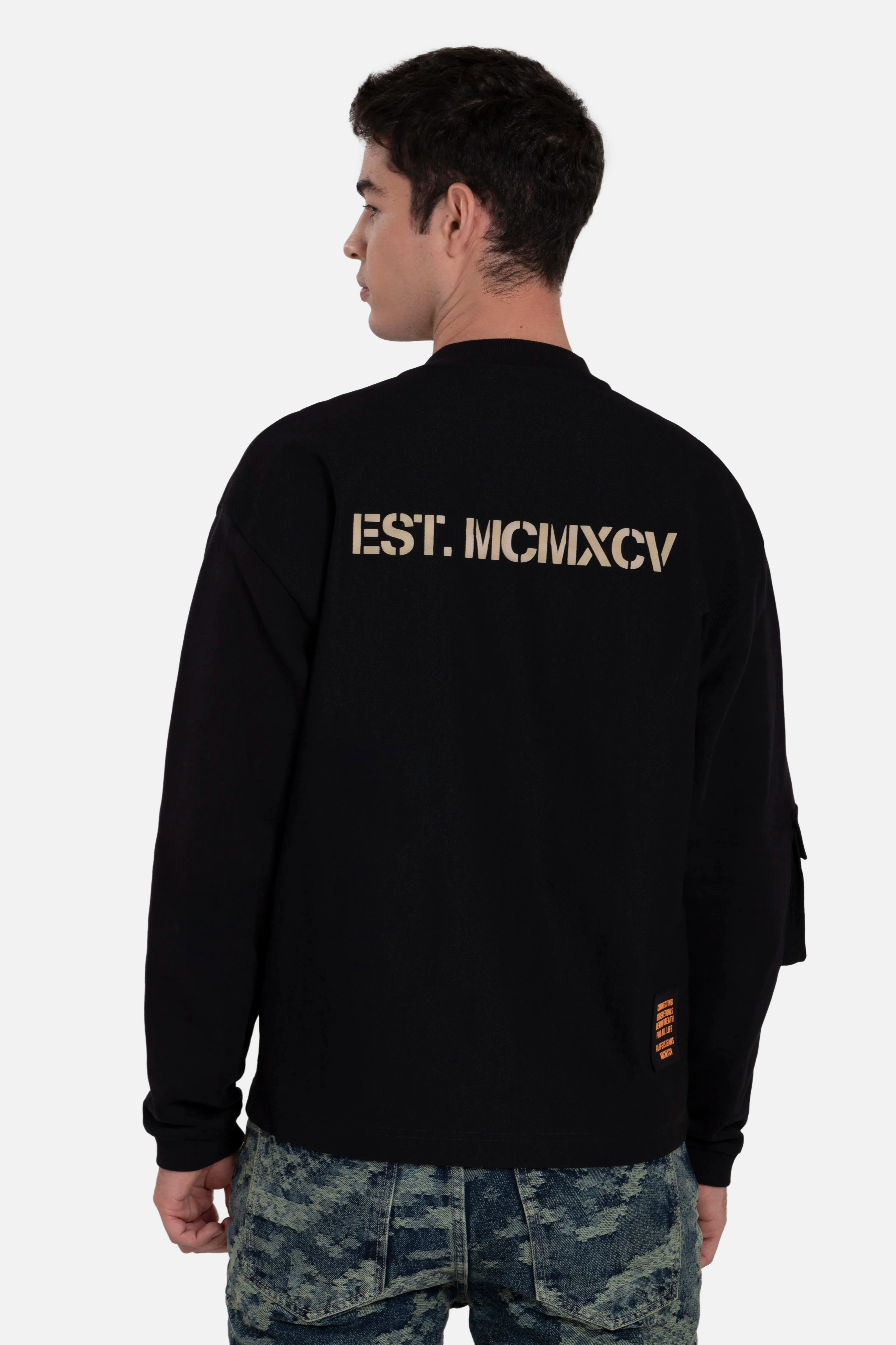 SUDADERA CERRADO COLOR NEGRO