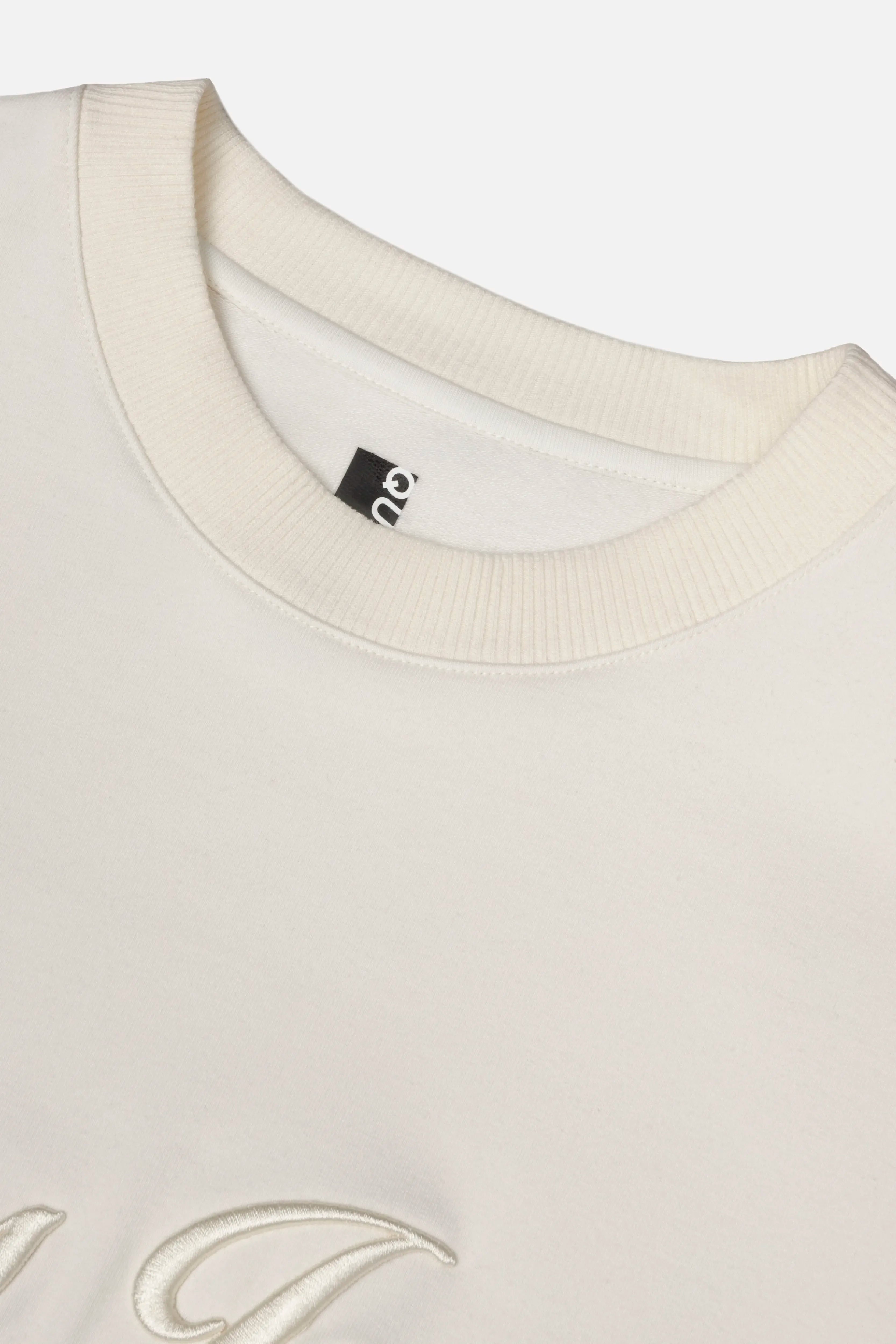 SUDADERA CERRADO COLOR IVORY