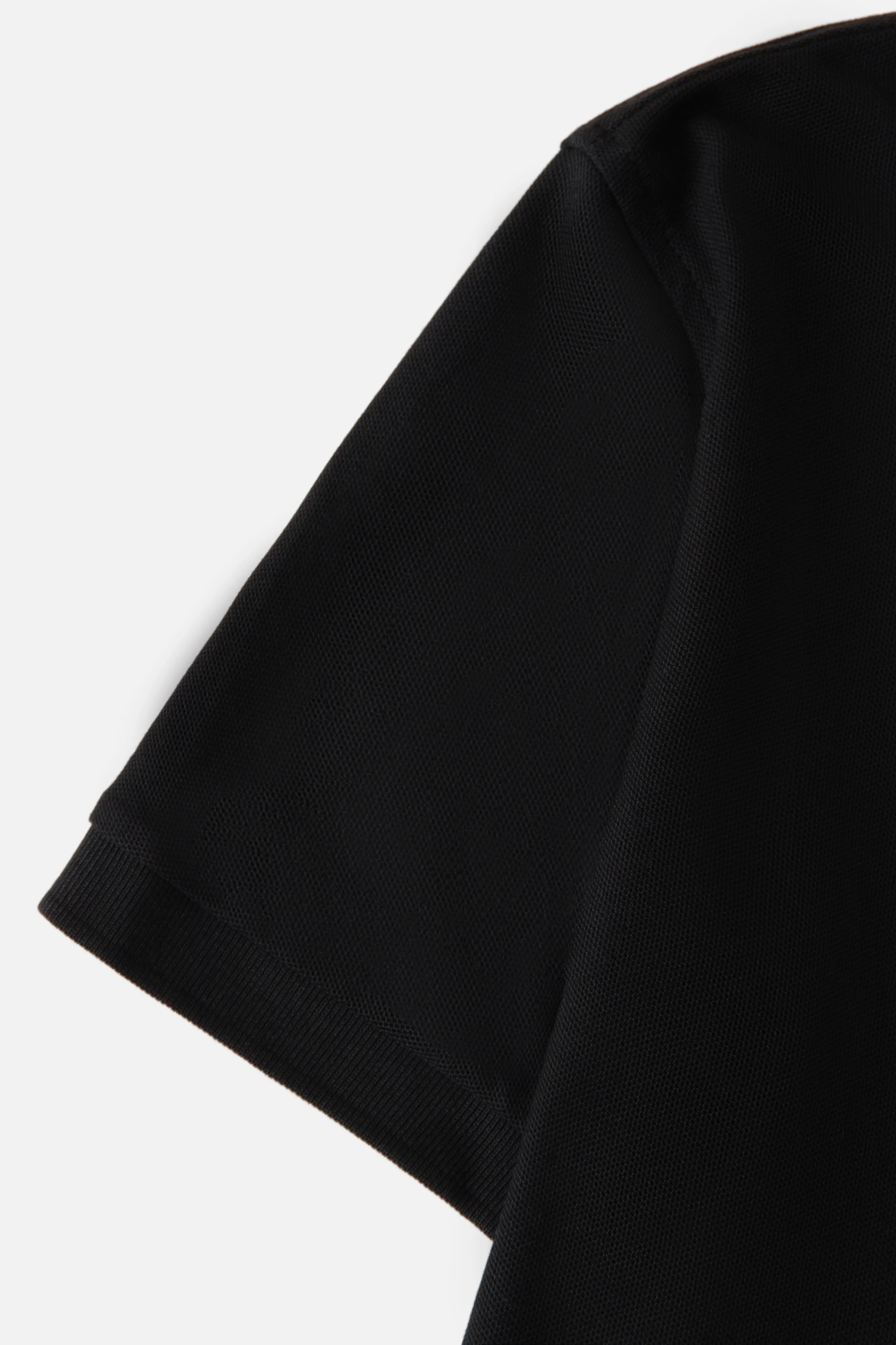 POLO SLIM COLOR NEGRO