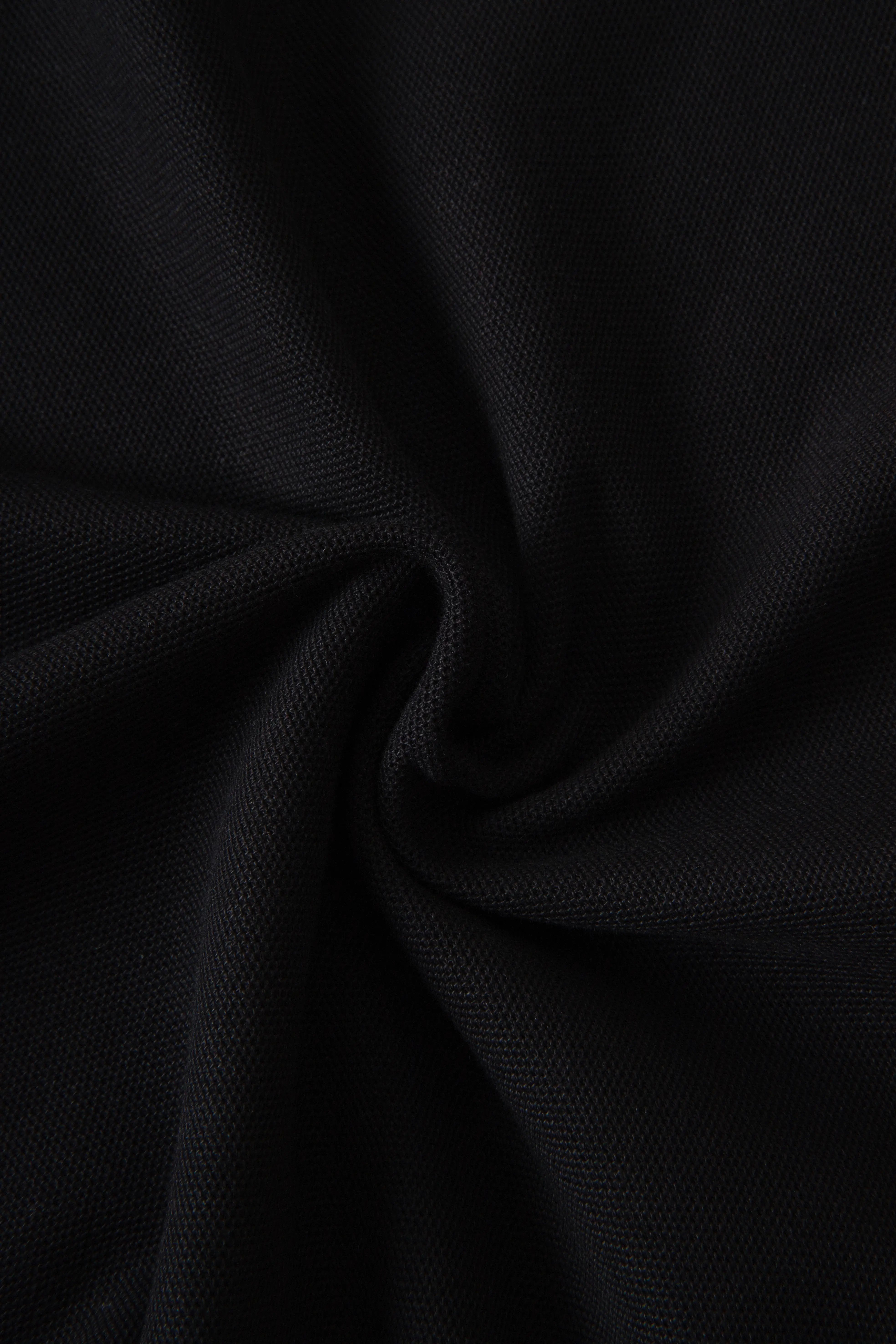 POLO SLIM COLOR NEGRO