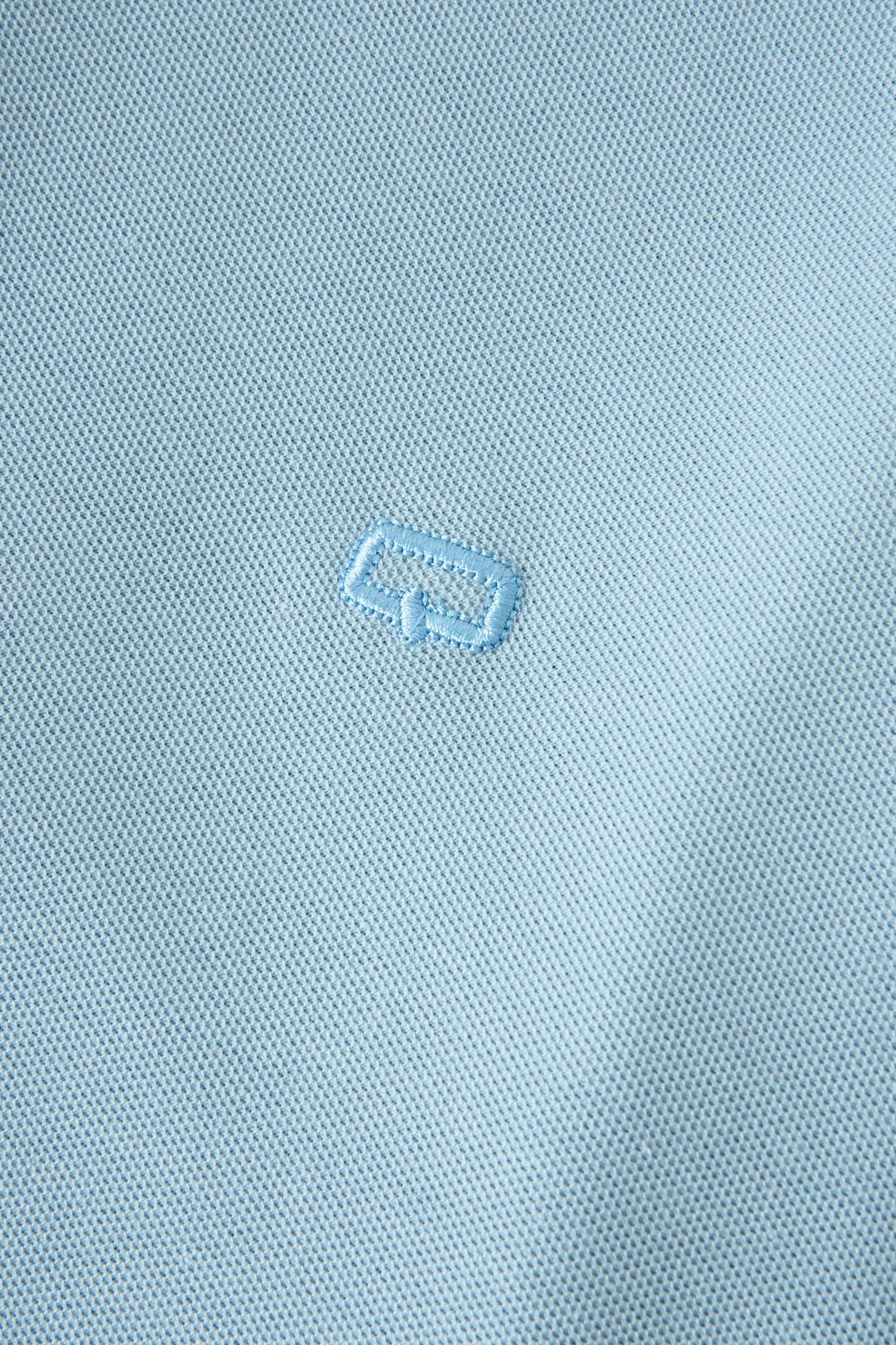 POLO SLIM COLOR AZUL GLACIAR