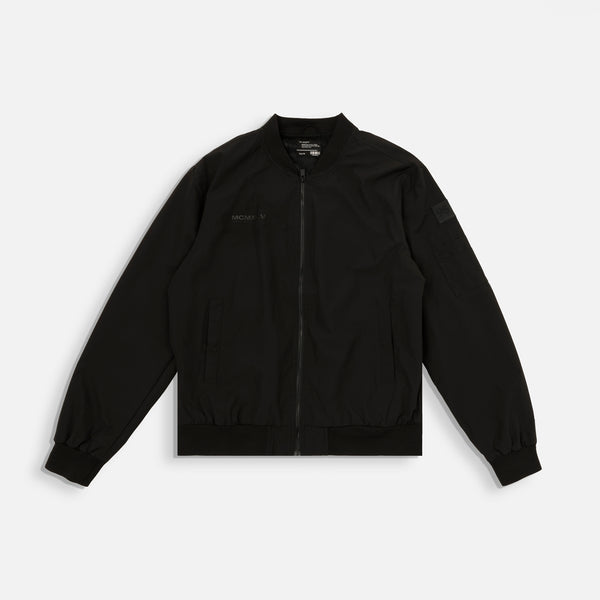 CHAMARRA BOMBER COLOR NEGRO