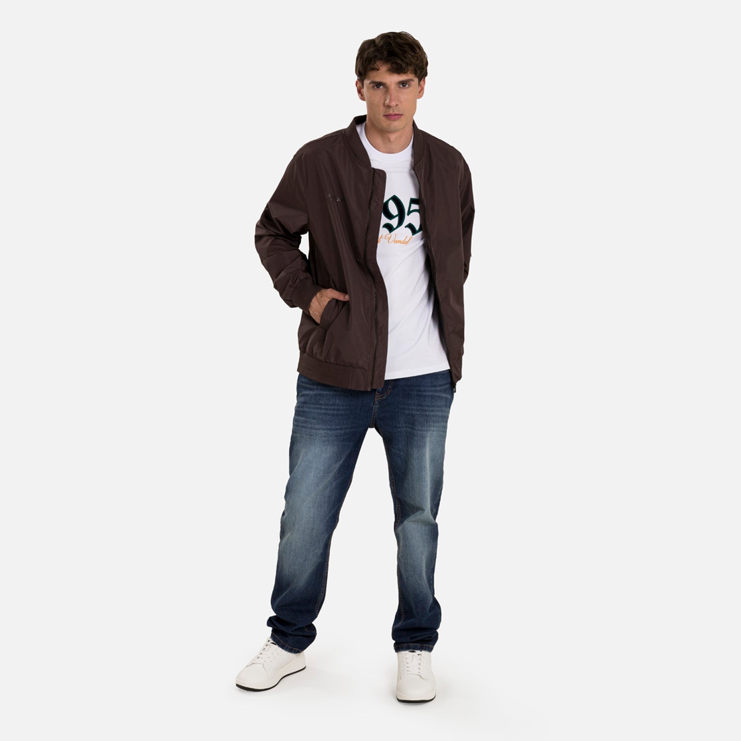 CHAMARRA BOMBER COLOR BRUNETTE