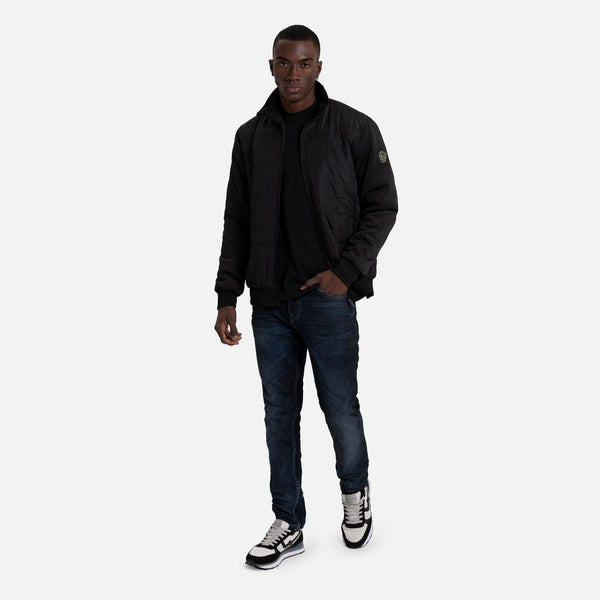 CHAMARRA ACOLCHADA COLOR NEGRO