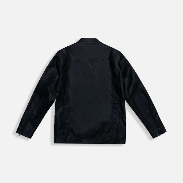 CHAMARRA BIKER COLOR NEGRO