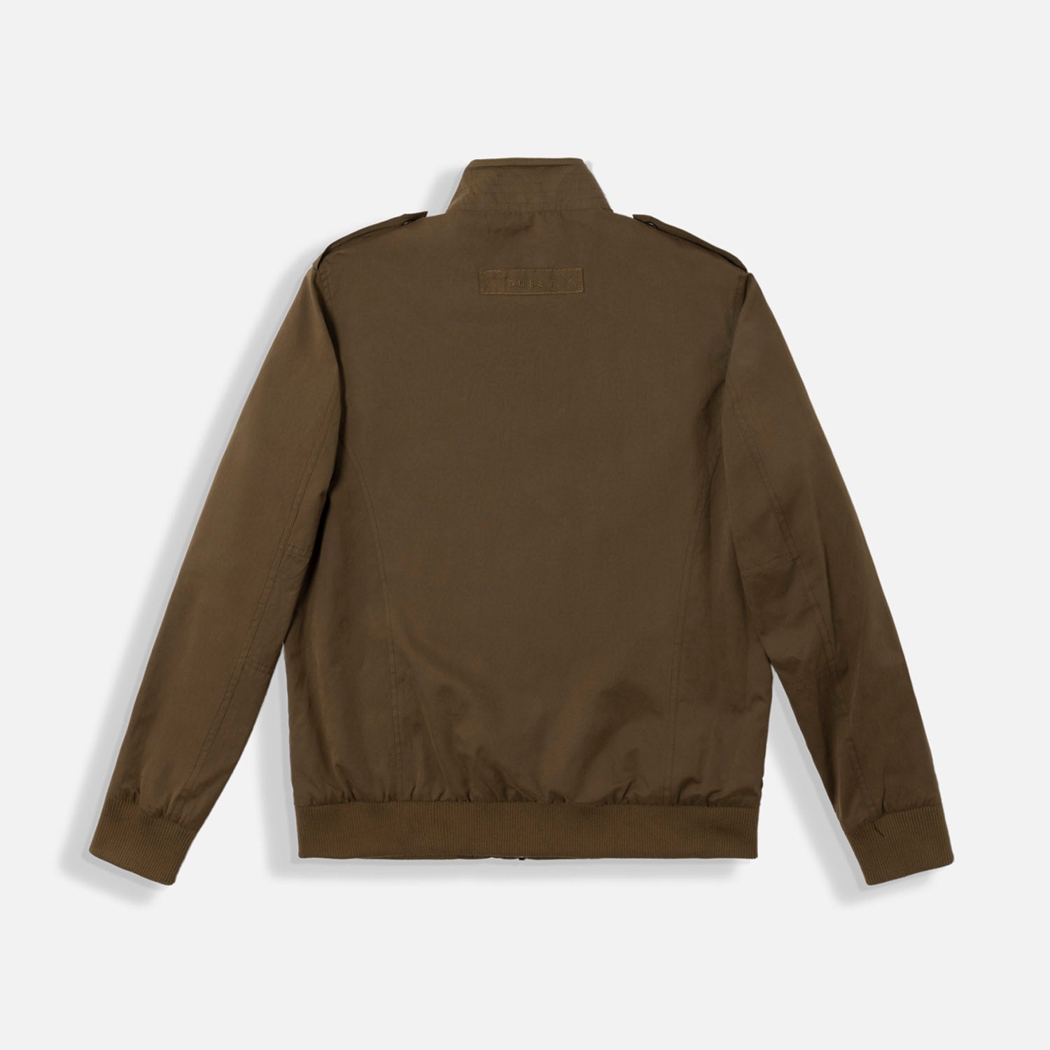 CHAMARRA BOMBER COLOR VERDE MILITAR