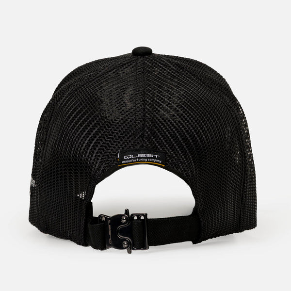 GORRA CAMIONERA COLOR NEGRO