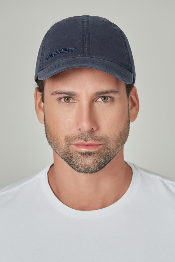 GORRA BEISBOLERA COLOR AZUL OSCURO