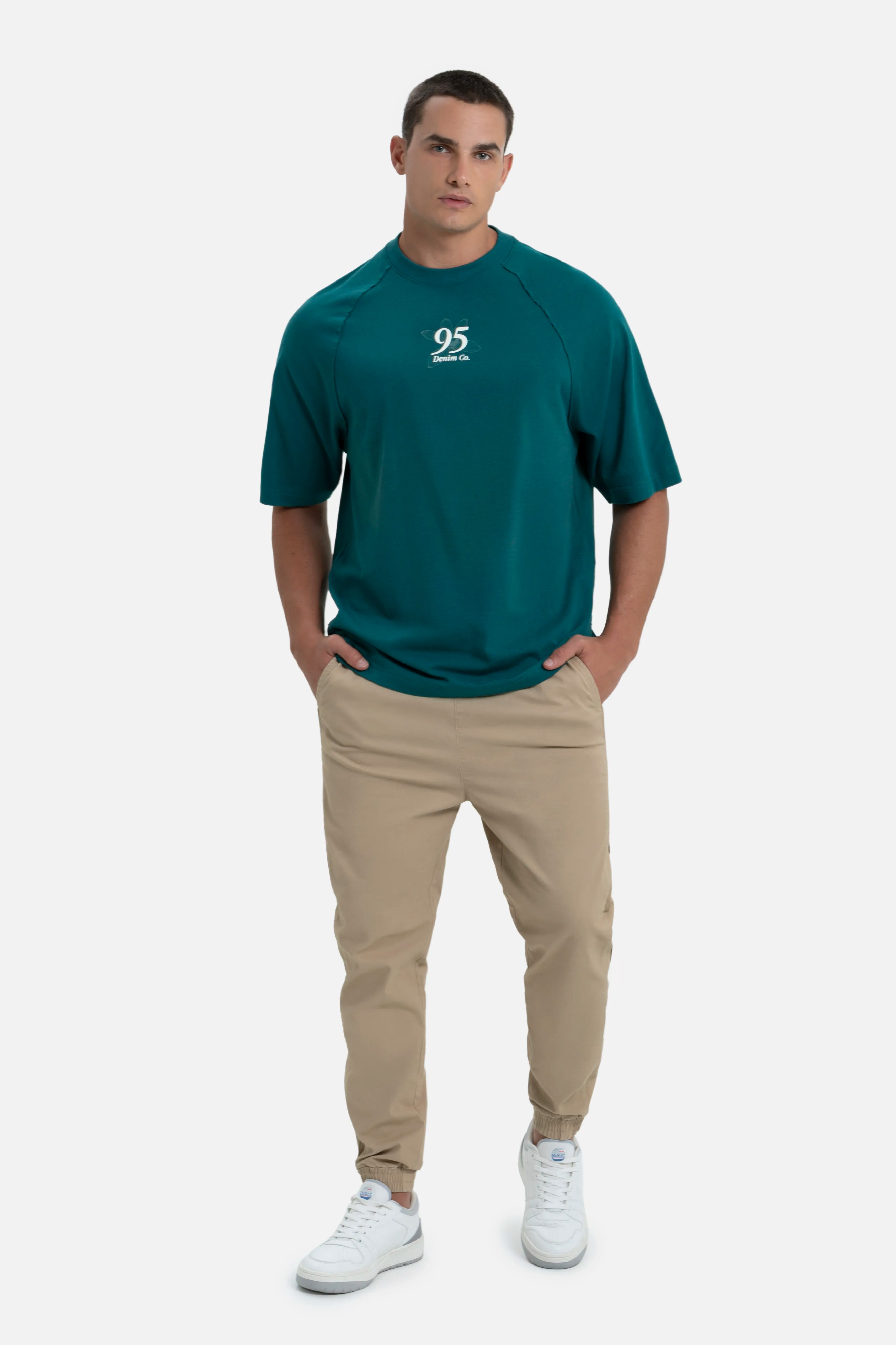 PANTALON JOGGER COLOR BEIGE