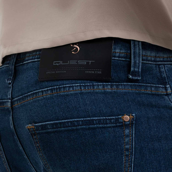 JEANS 5 BOLSILLOS COLOR AZUL OSCURO